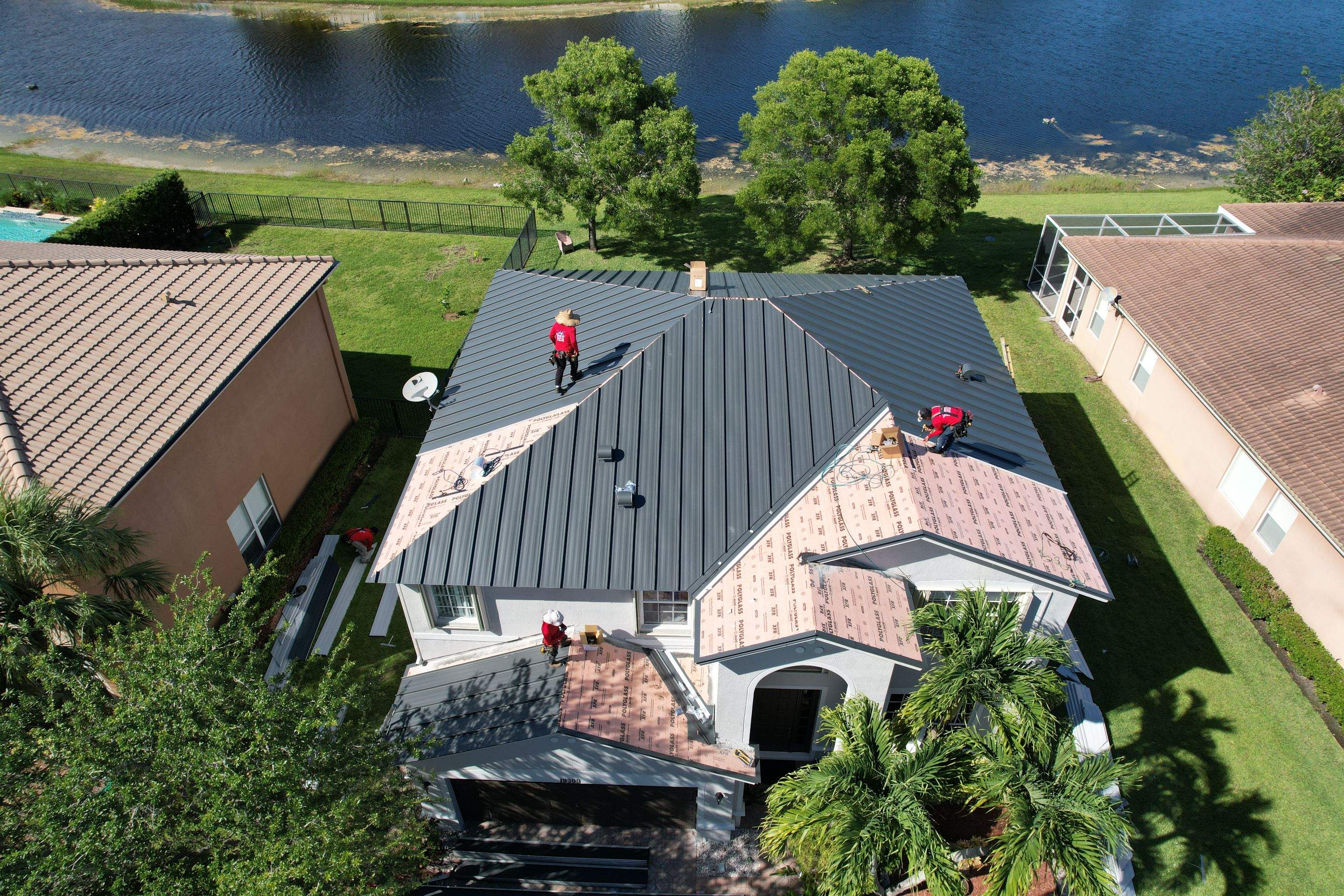 Series 1300 Englert Metal Roof in Weston by Roofing Recovery