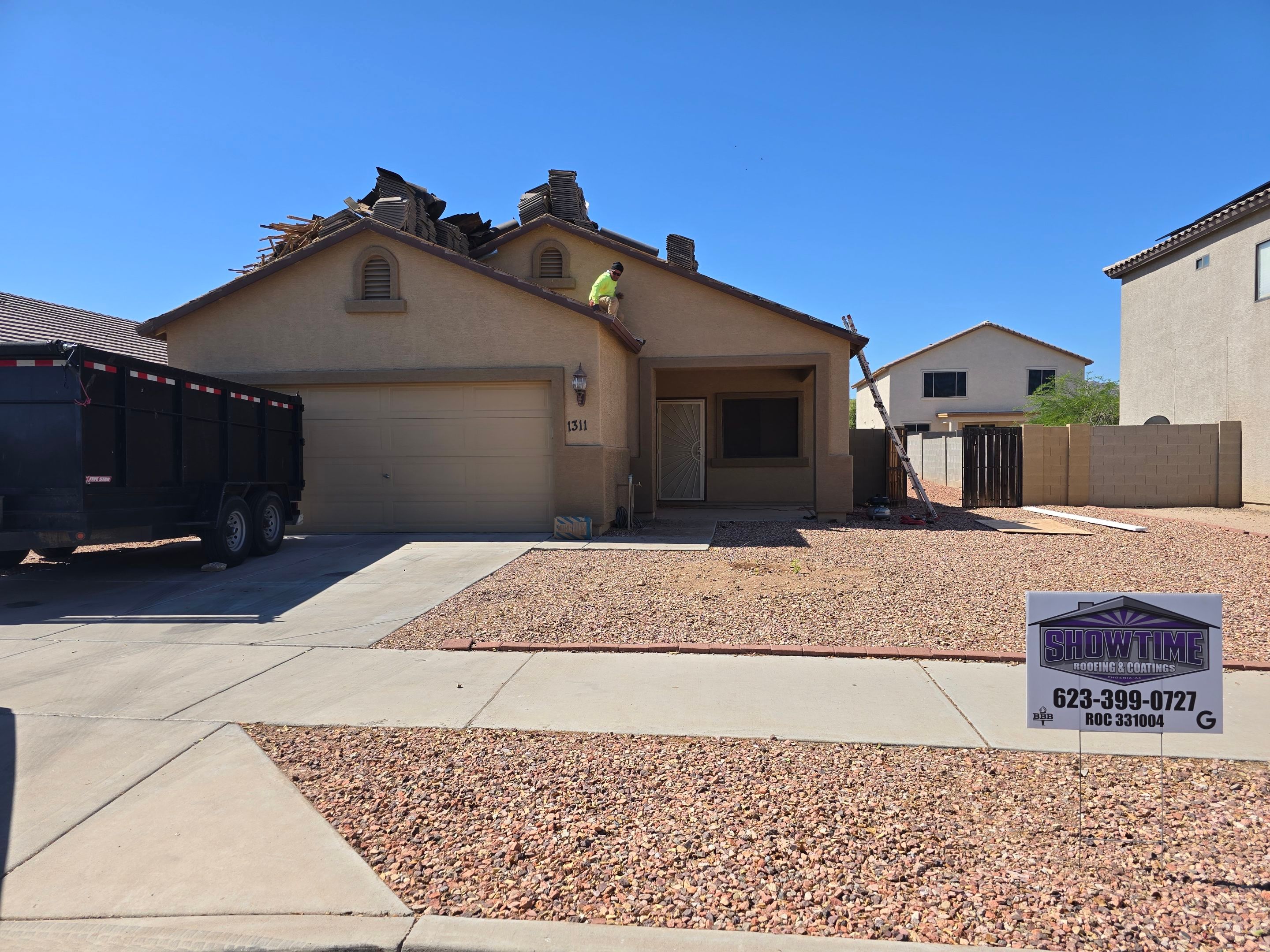 Project in Phoenix, AZ by Showtime Roofing & Coatings LLC