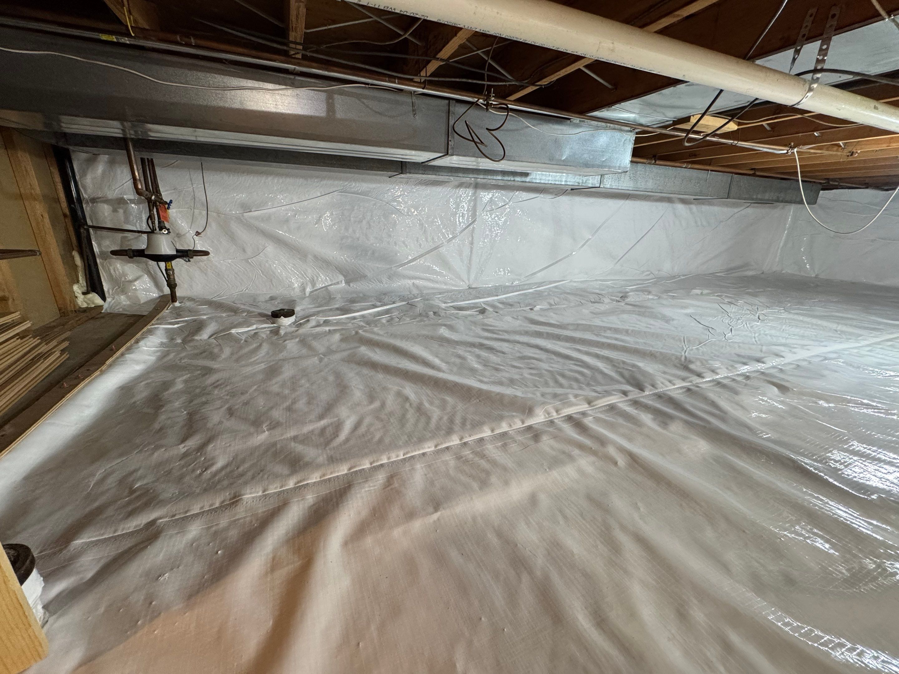 Jump Up Crawlspace Encapsulation by Area Wide Waterproofing
