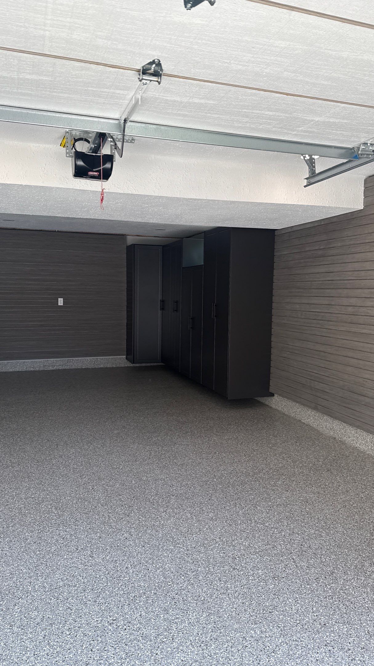 Wow Look Floor to Ceiling Slatwall  by Banner Garage