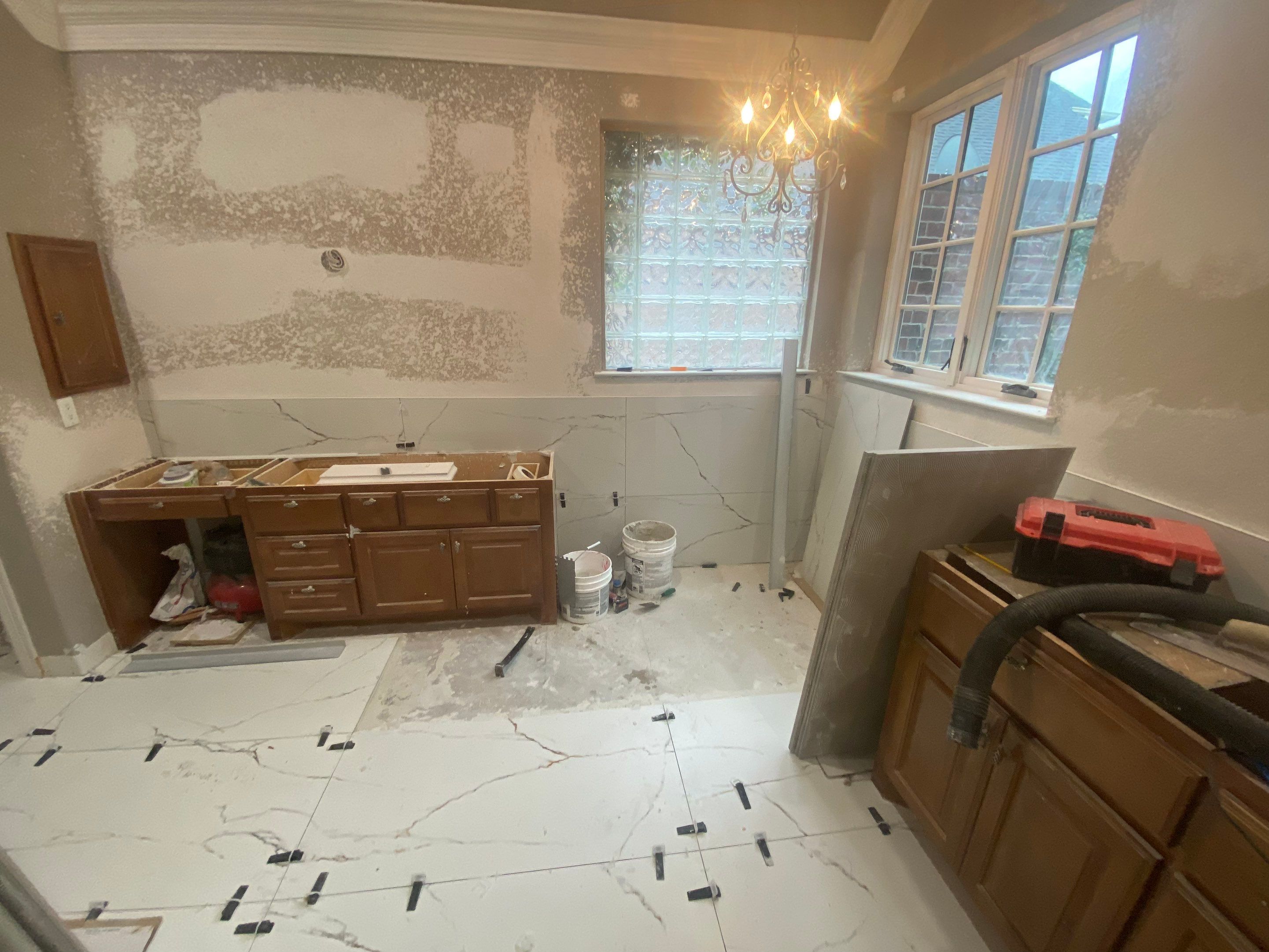 Bathroom Remodel and Closet in Cinco Ranch, TX by SophAlx LLC