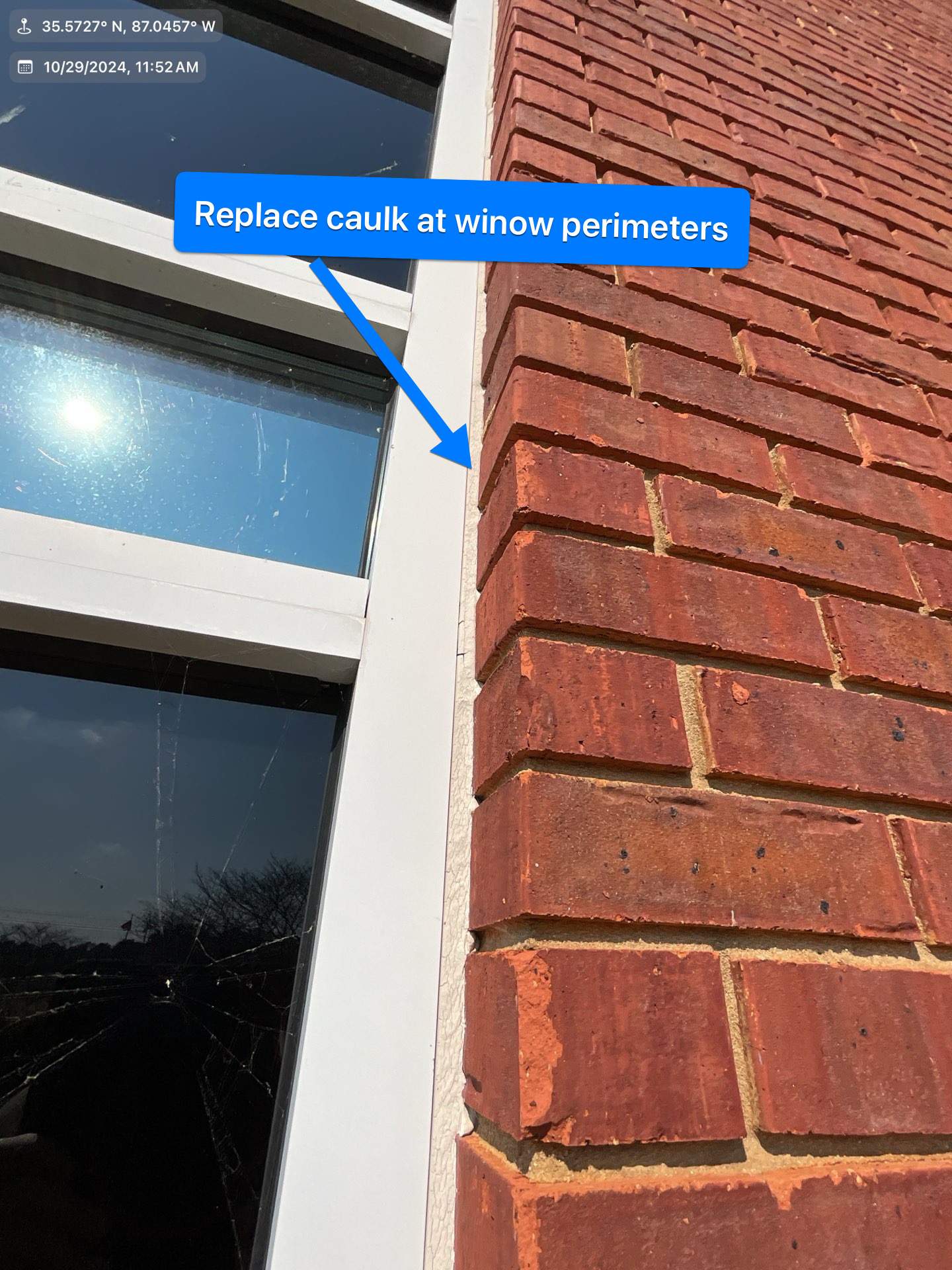 Window Caulking and EIFS Protection for Church Waterproofing in Columbia, TN by Performance Waterproofing LLC