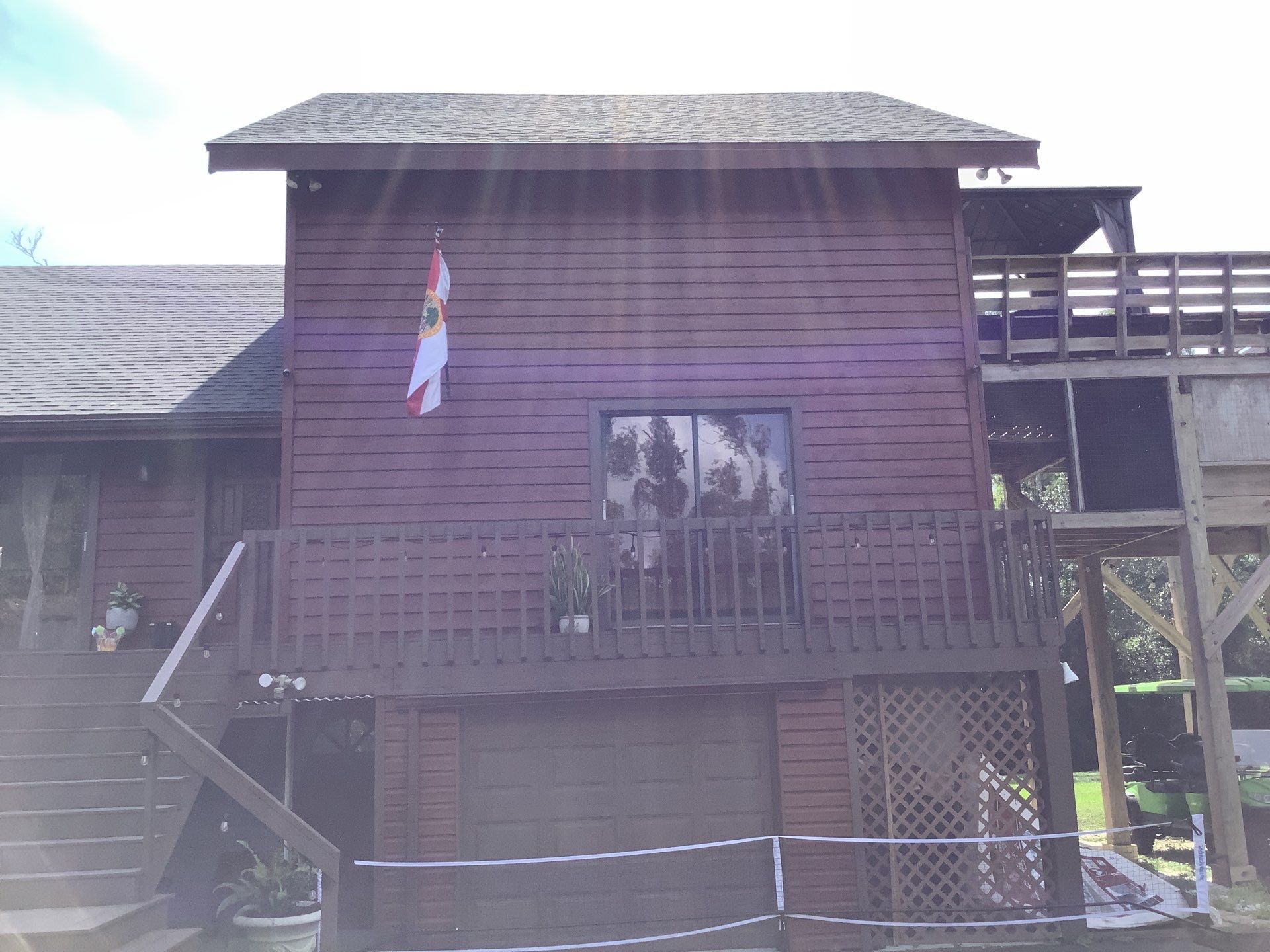 Brown K-Style Seamless Gutters in Fort Myers FL by Gutter Professor by Gutter Professors