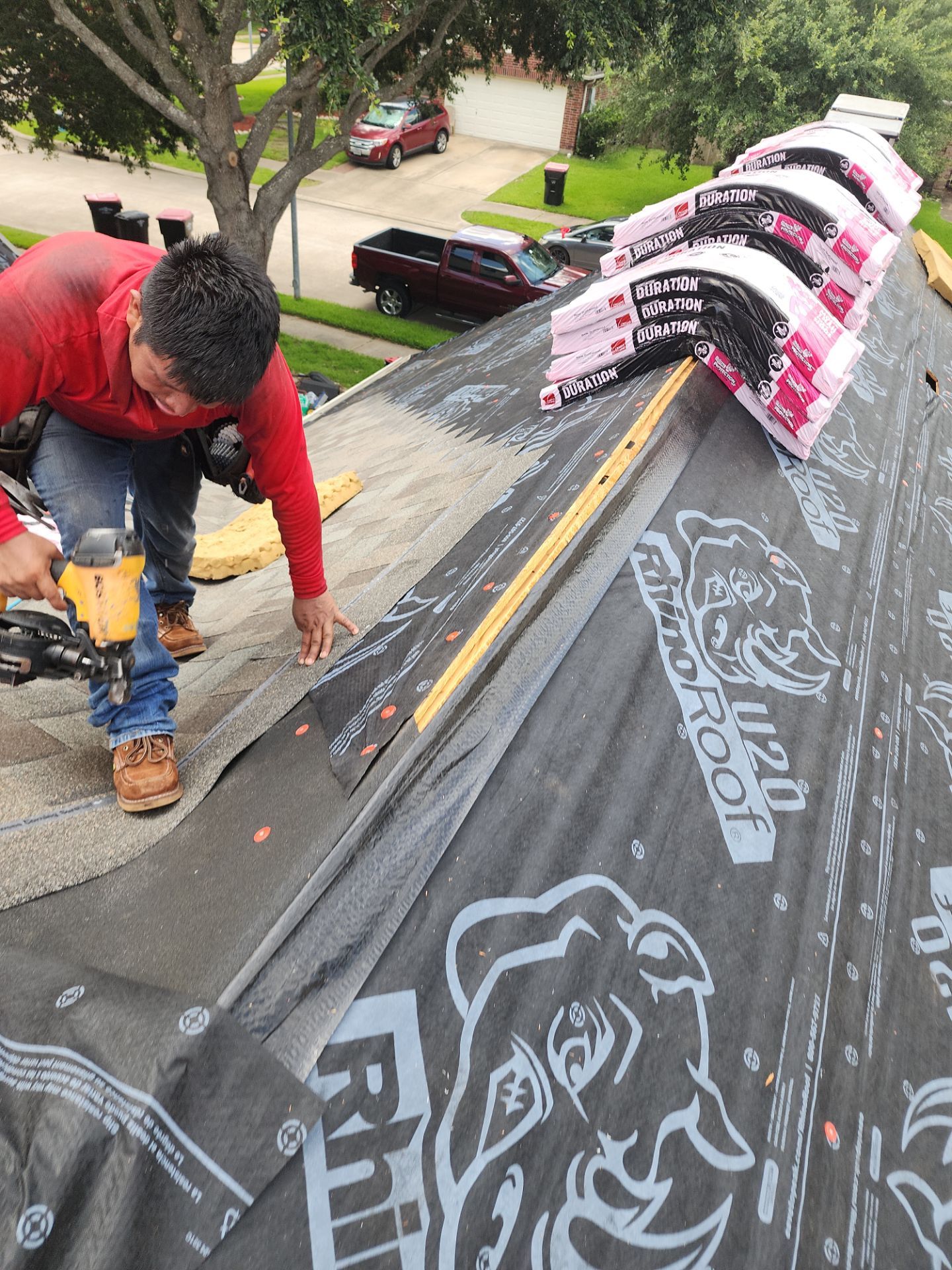 Residential Roofing Repair using Owen's Corning Duration (Lifetime) Shingles by Roof Repair Company