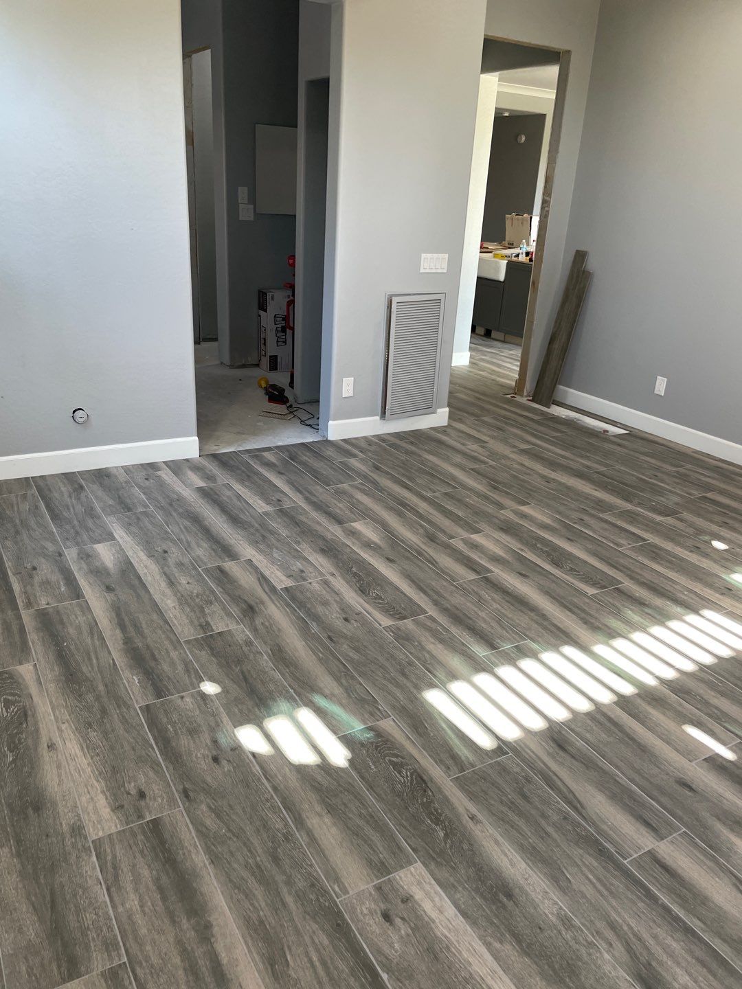 Home Remodel Using Multiple Materials  by Footprints Floors of Chandler 