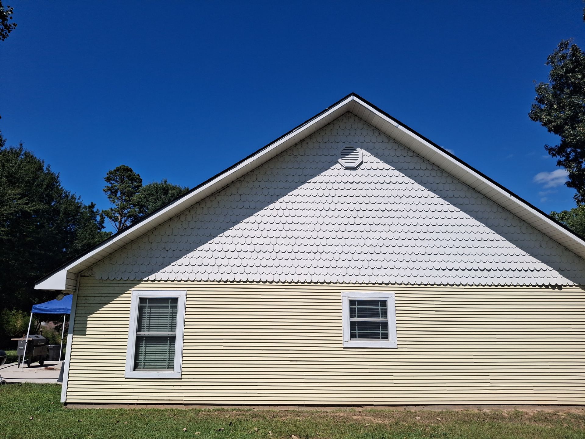 From Aged Yellow to Fresh Green in Frankston, Texas by Quality Coats Painting