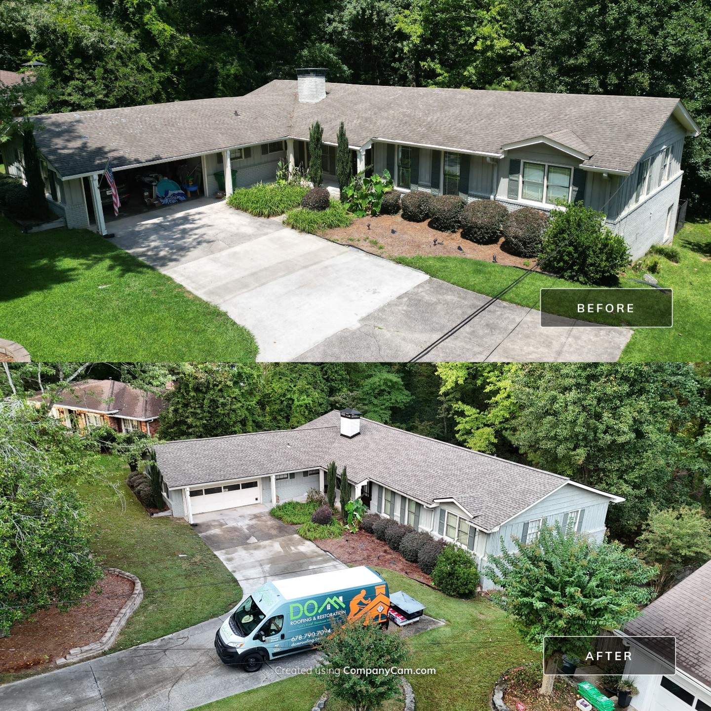 Kings Point Dr Roof & Chimney Cap Replacement by Dom Roofing & Restoration