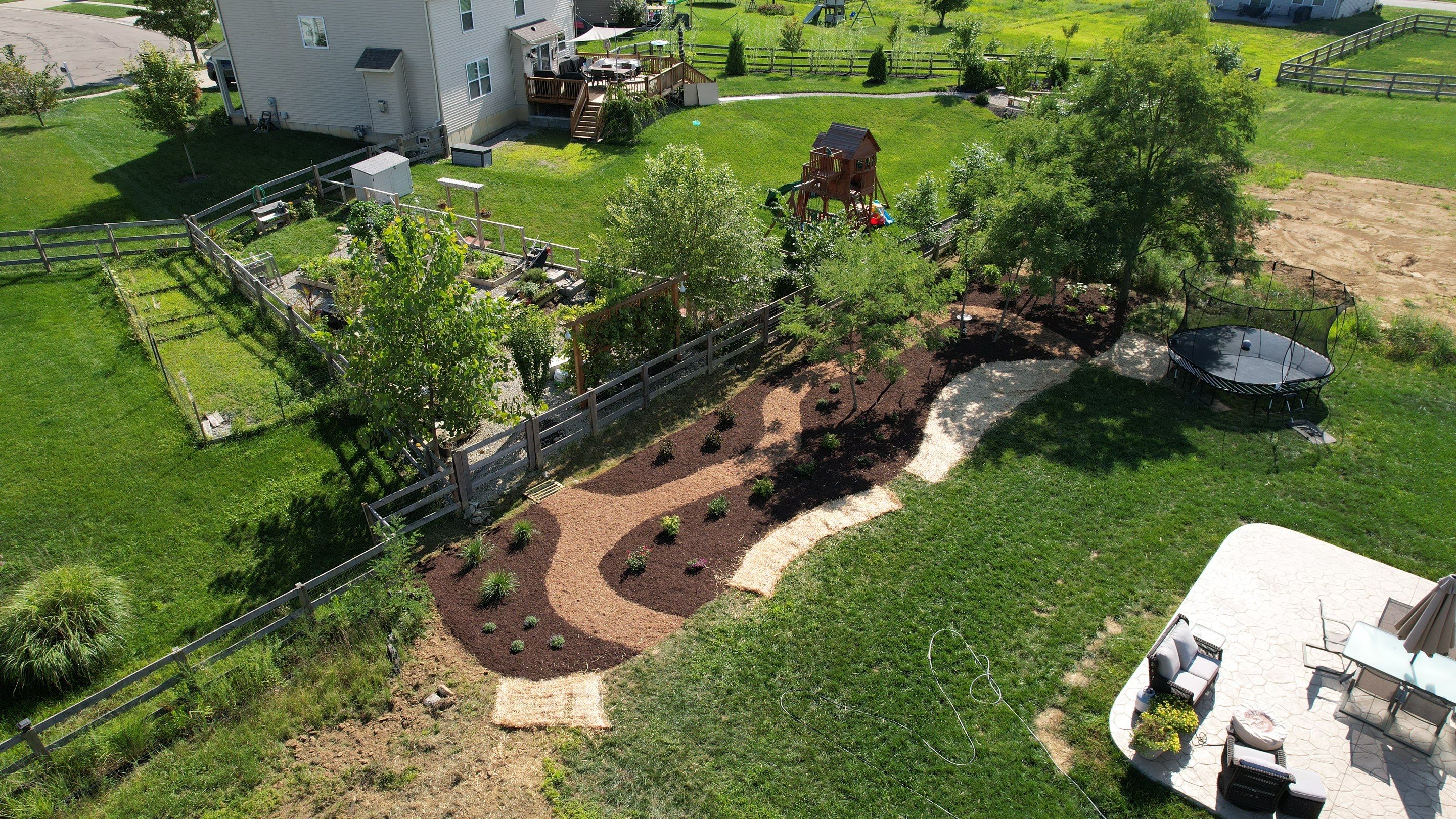 Turning a Back Field into a Landscape of Enjoyment by Reisenberg’s Lawn & Landscape, LLC