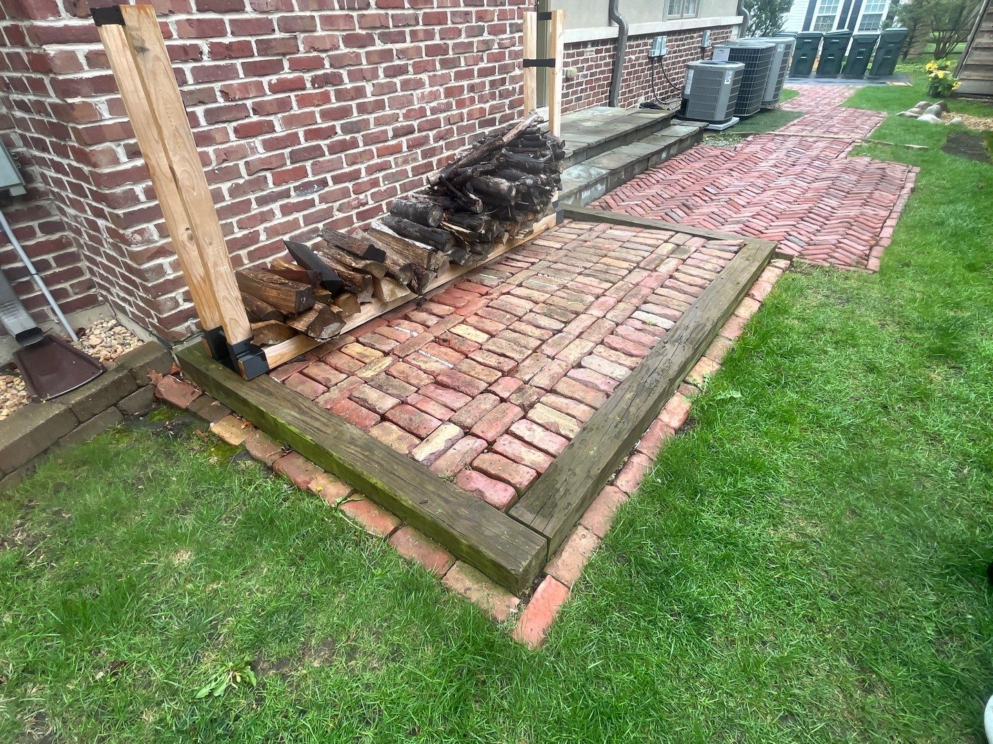 bluestone using Algaecide, soft wash soap by Northern Power Washing LLC.