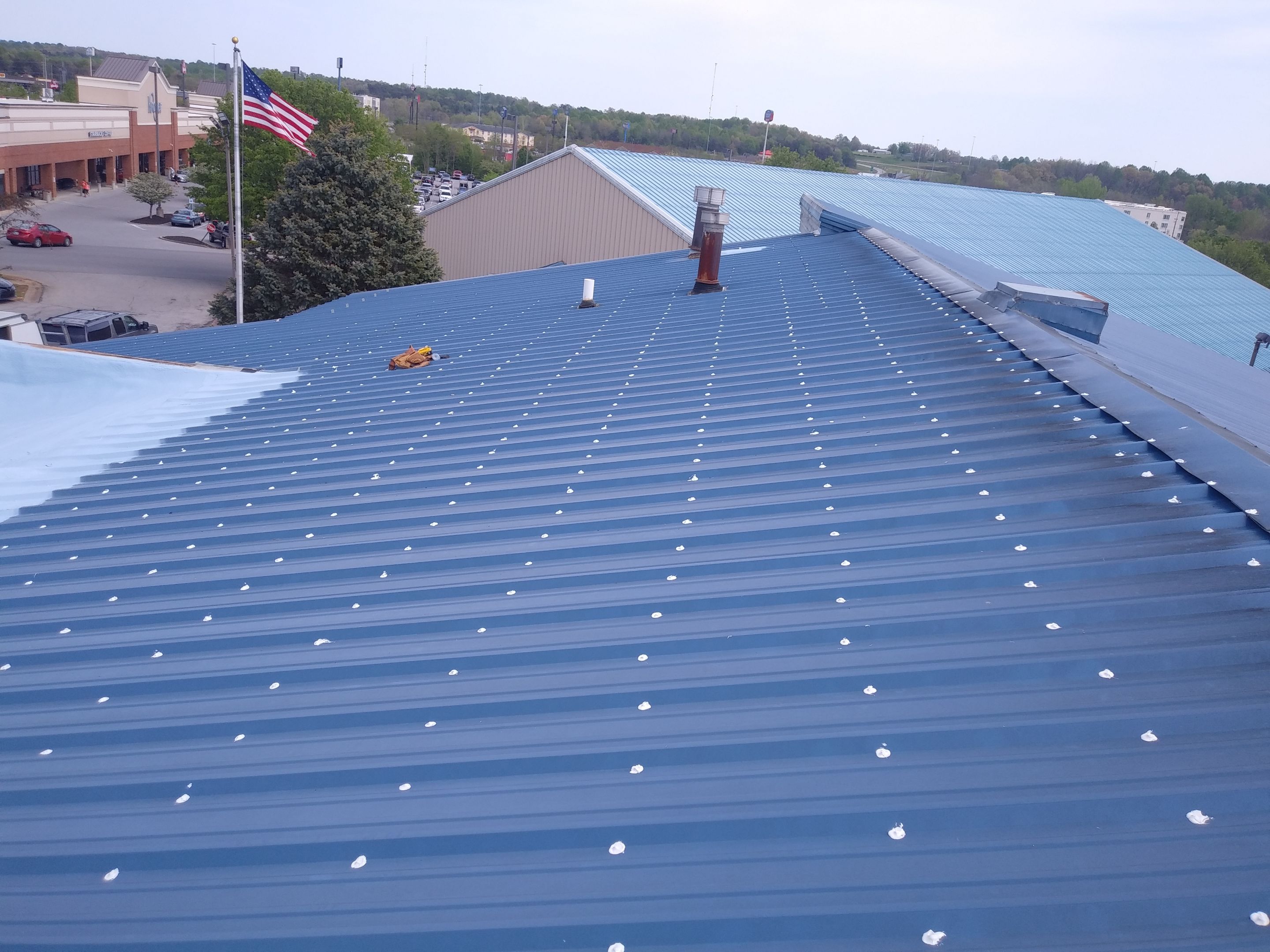 SPF Foam and Coatings using Conklin by Kentucky Commercial Roofing