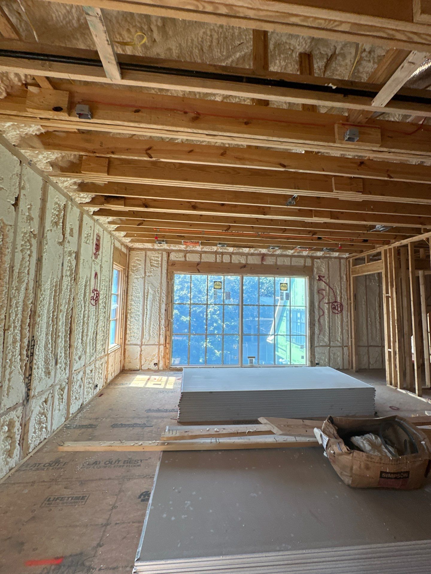 Full encapsulation open cell foam Dallas TX by Apex Insulation Solutions