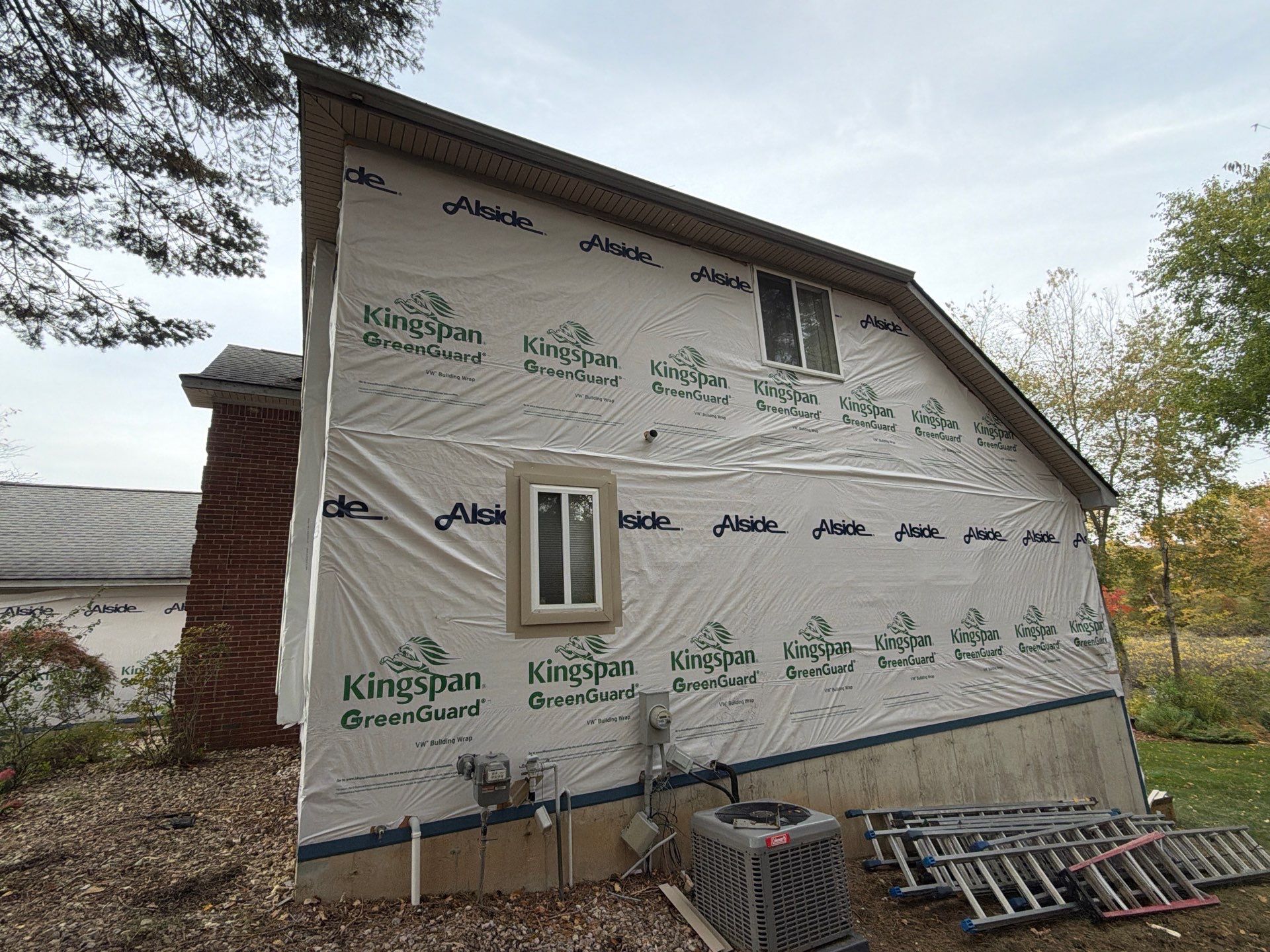 Siding Replacement using Ascend Laguna Blue by 180 Contractors
