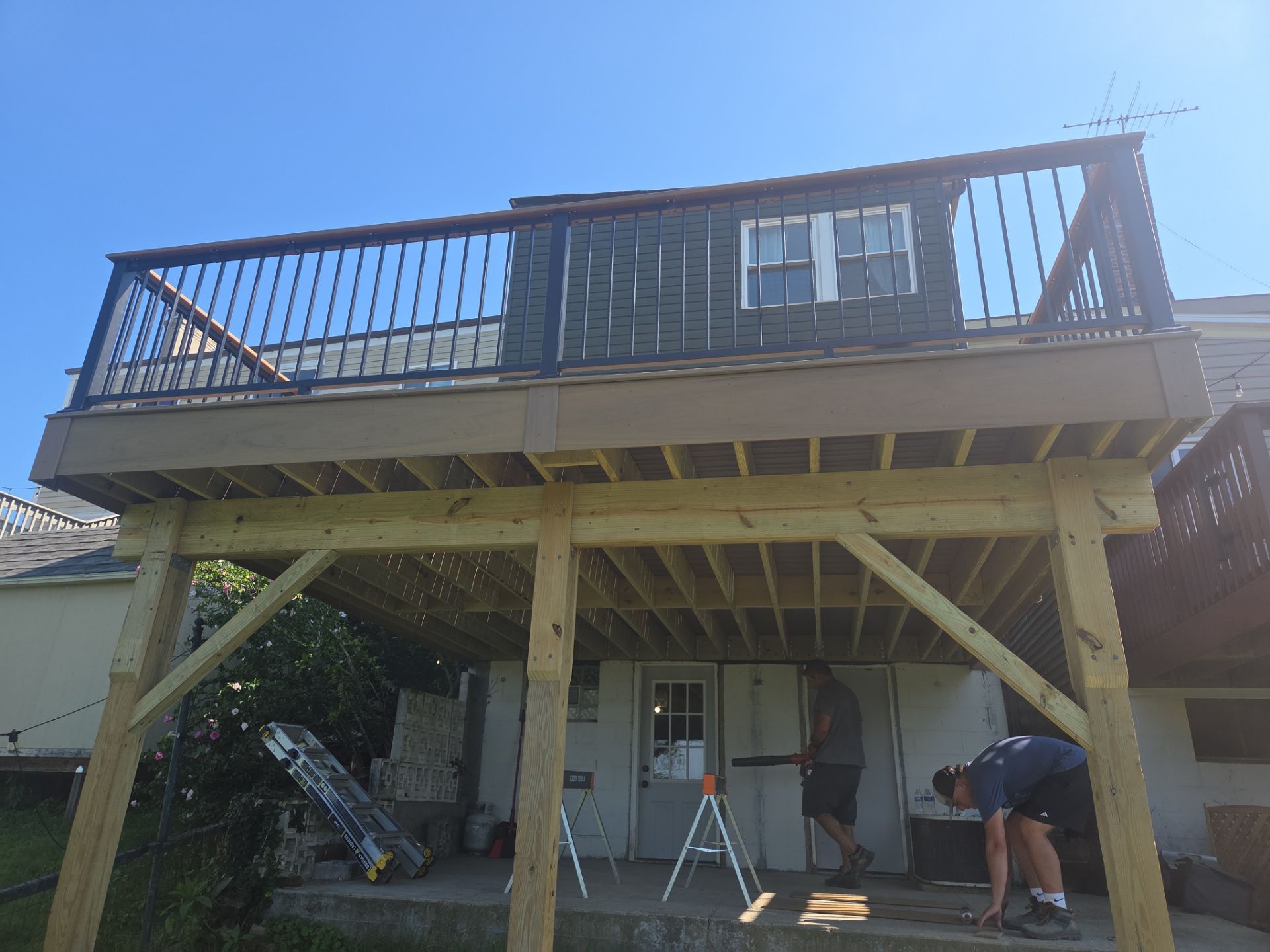 Deck Project in Southside Slopes by Cousins Roofing Siding & Decks