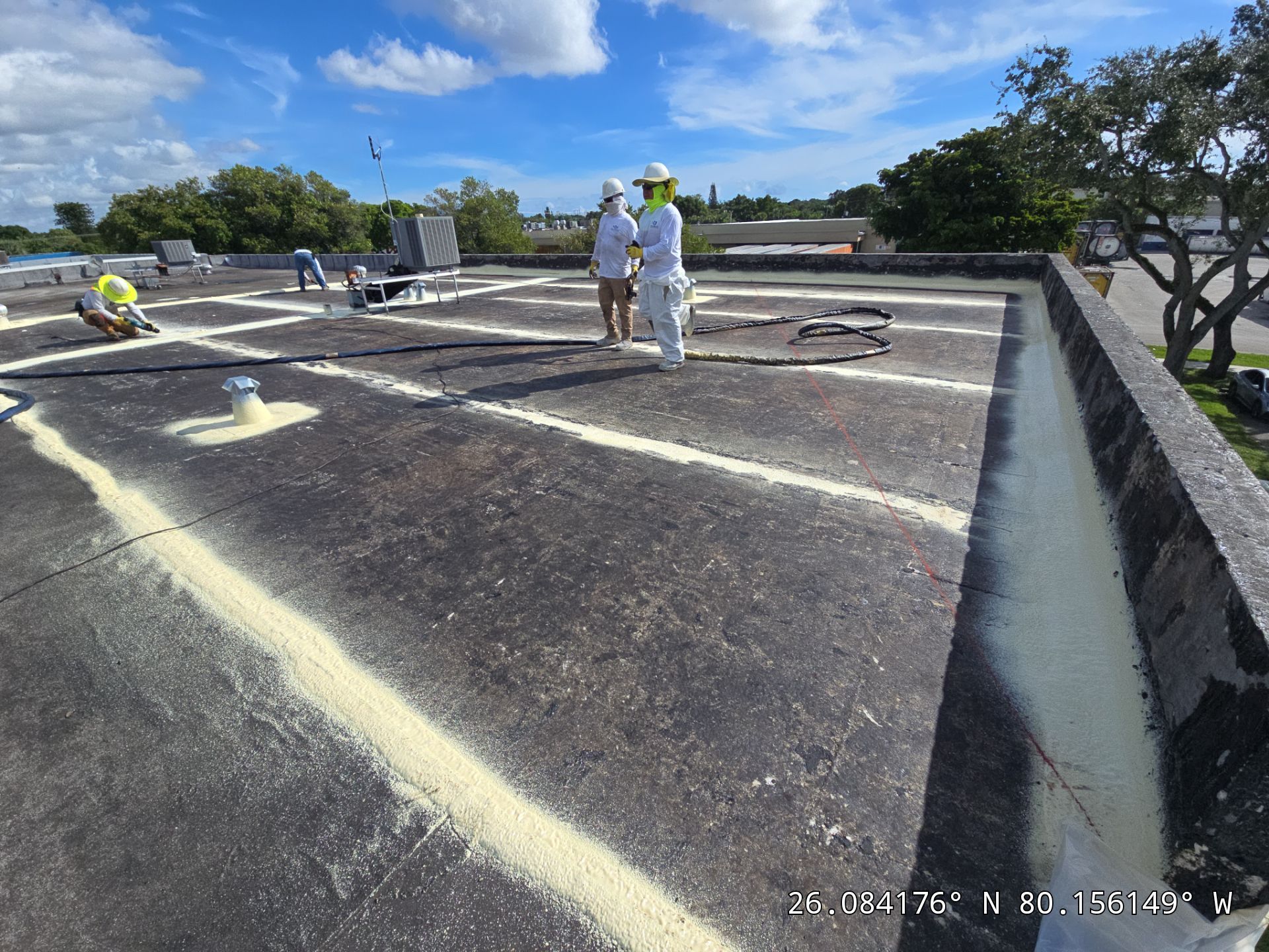 Commercial Roof Restoration and Spray Foam Insulation in Fort Lauderdale by Roof King LLC