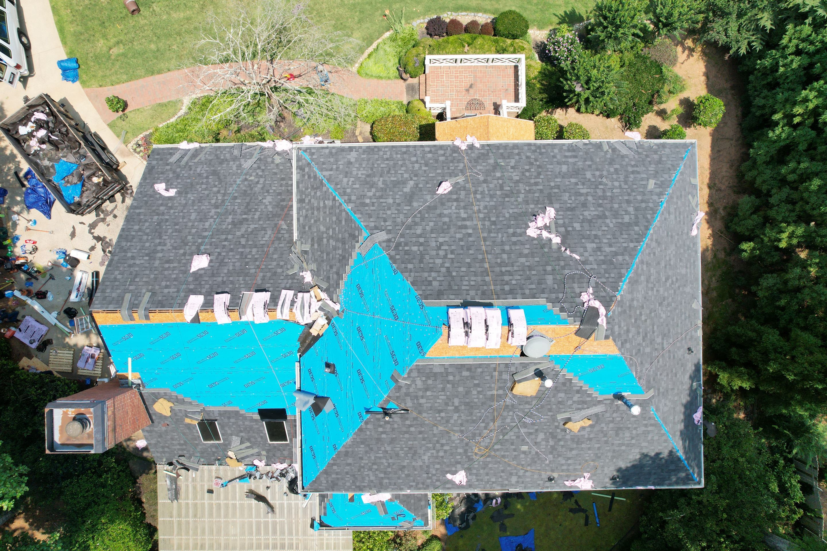 Residential Roofing Installation using Owens Corning by Inspector Roofing and Restoration