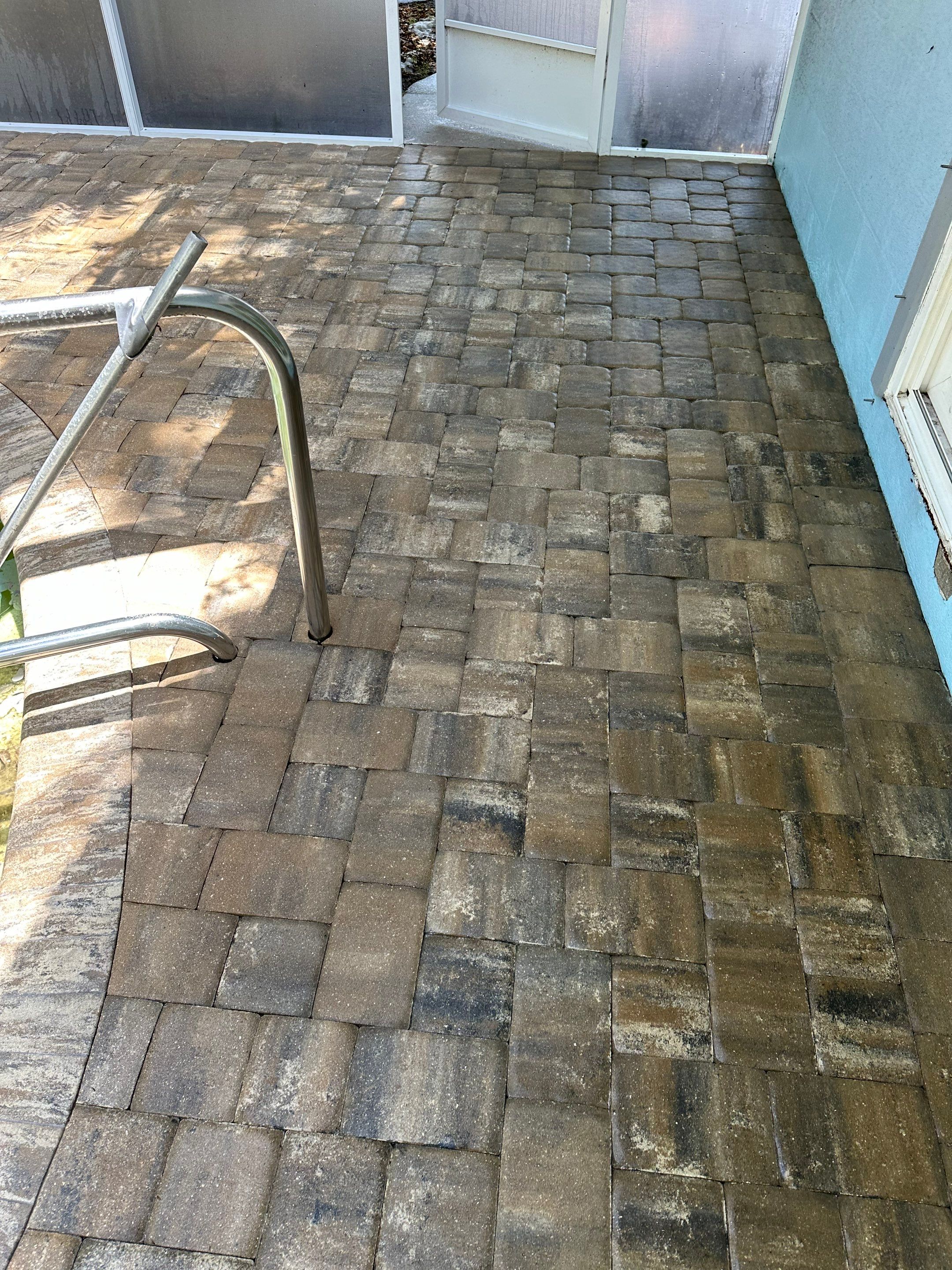 Paver Pool Deck Cleaning in Fair Oaks, Bradenton, FL | Sunshine AquaWash by Sunshine AquaWash
