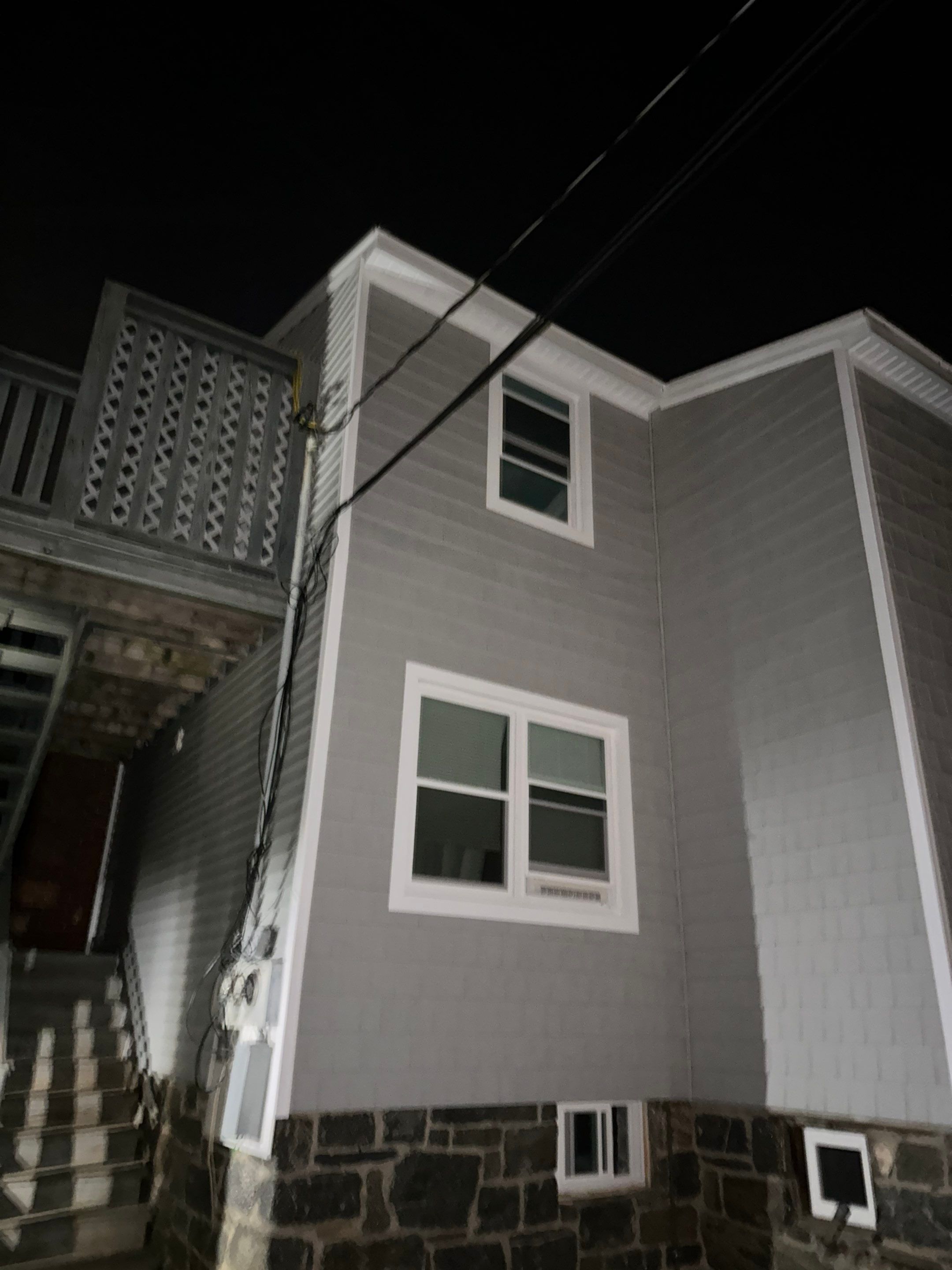 Siding Installation using Certainteed Cedar Impressions Straight Edge Perfection Shingles - D7 - Sterling Gray by A Plus Exterior