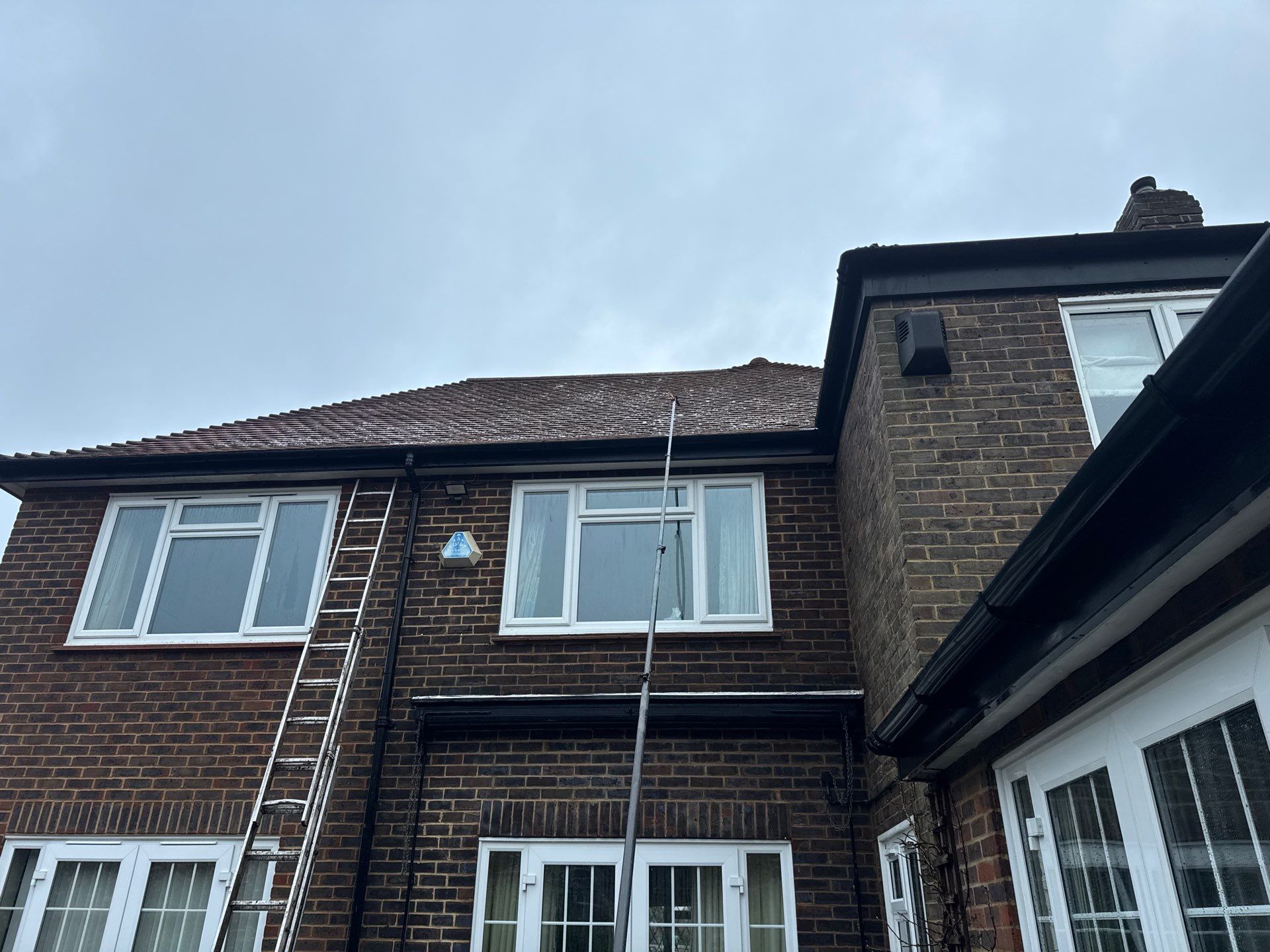 Roof Clean  - Moss Removal - Gutter Clean using Honda 15lpm Low Pressure Washing Machine by Ges Exterior Cleaning ltd