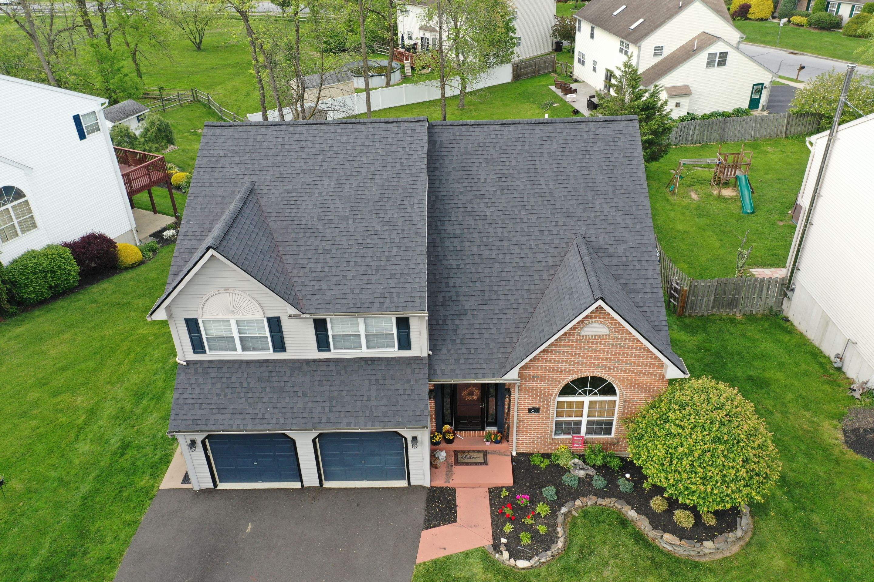 Roofing Installation using CertainTeed Landmark - Moire Black by Storm Guard of Ches-Mont PA