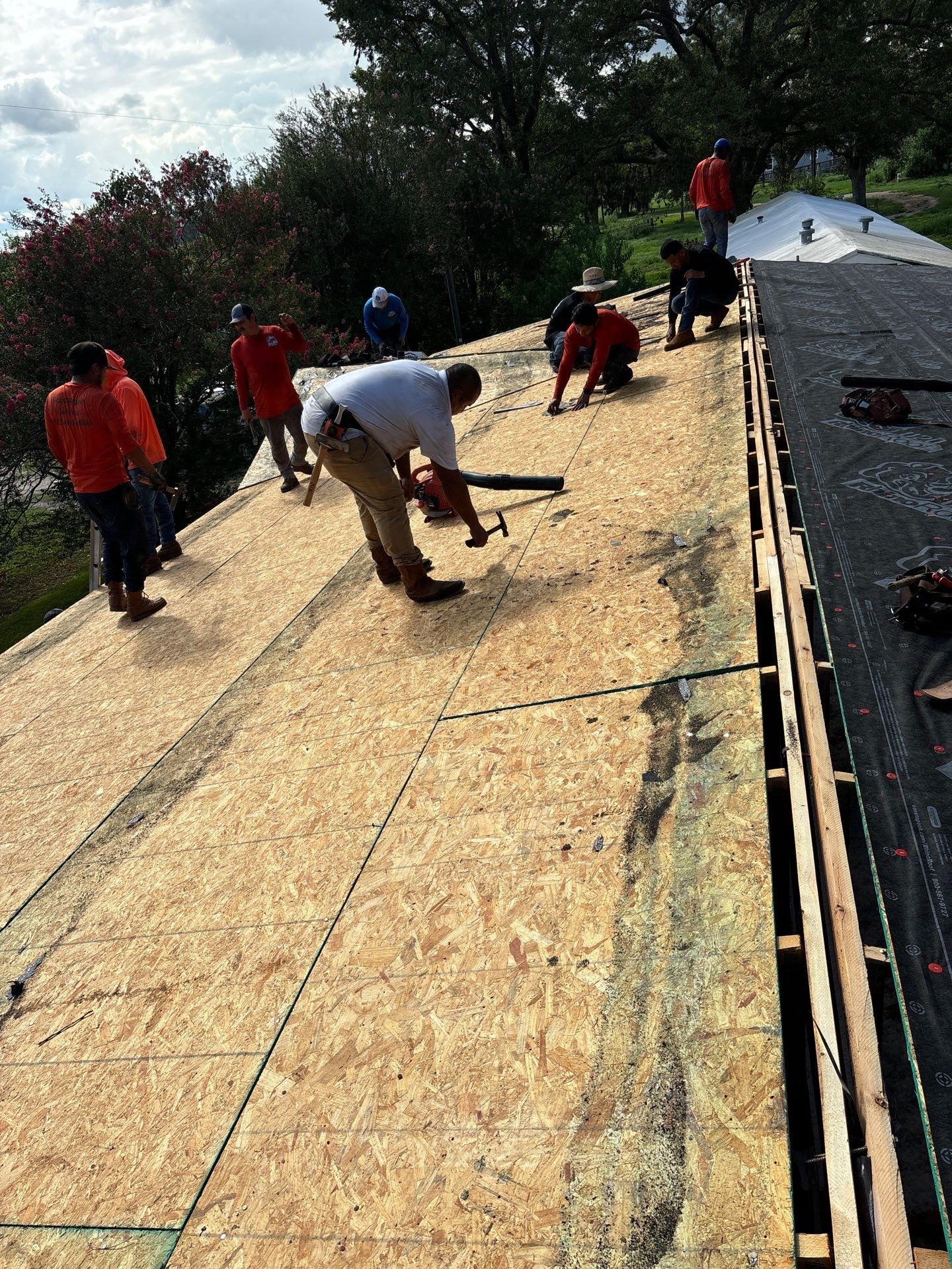 Residential Roofing Installation using Owen's Corning Duration (Lifetime) Shingles by Roof Repair Company