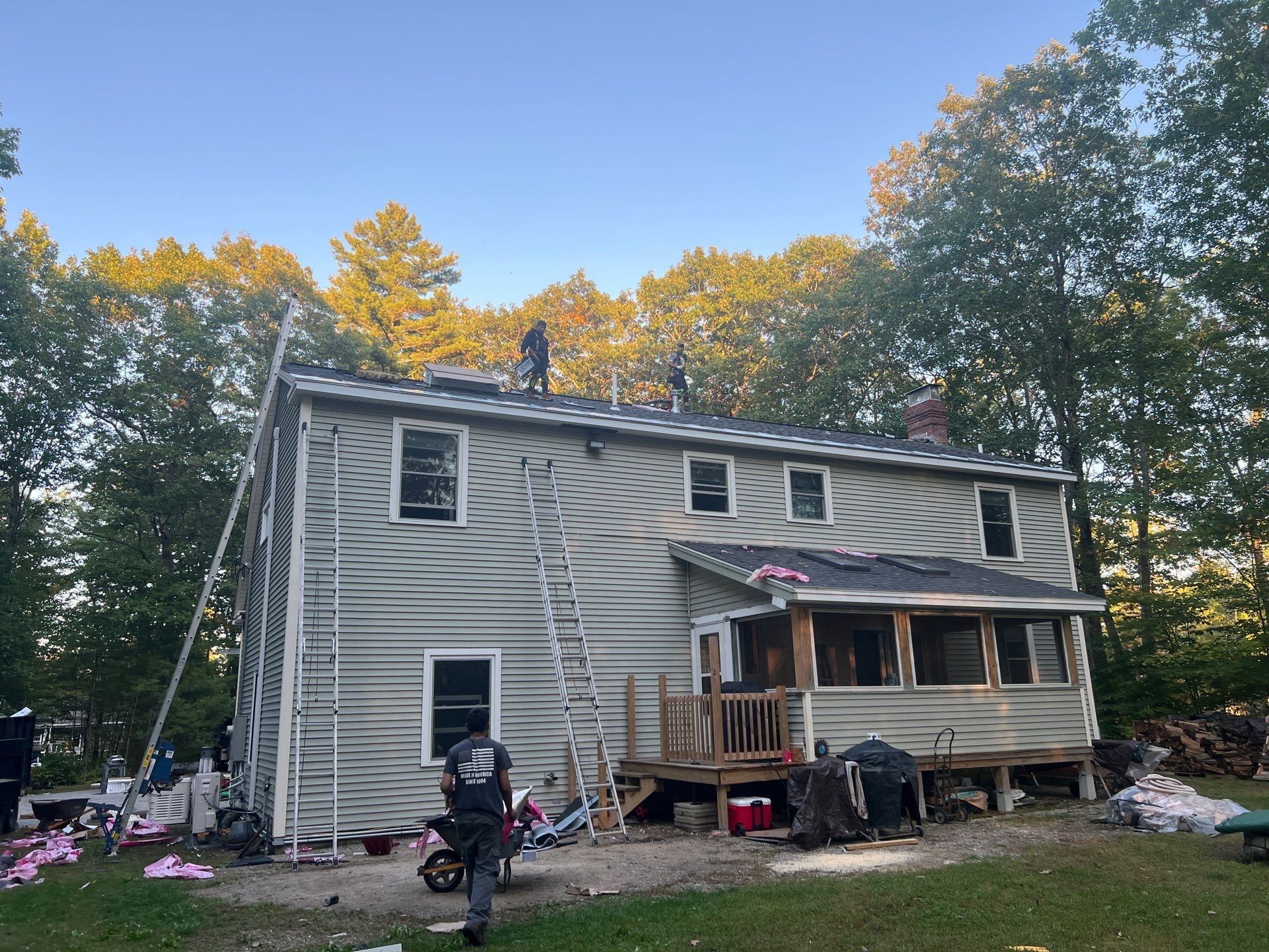 Shapleigh, ME – Asphalt Shingle Roof Replacement by Tall pine roofing