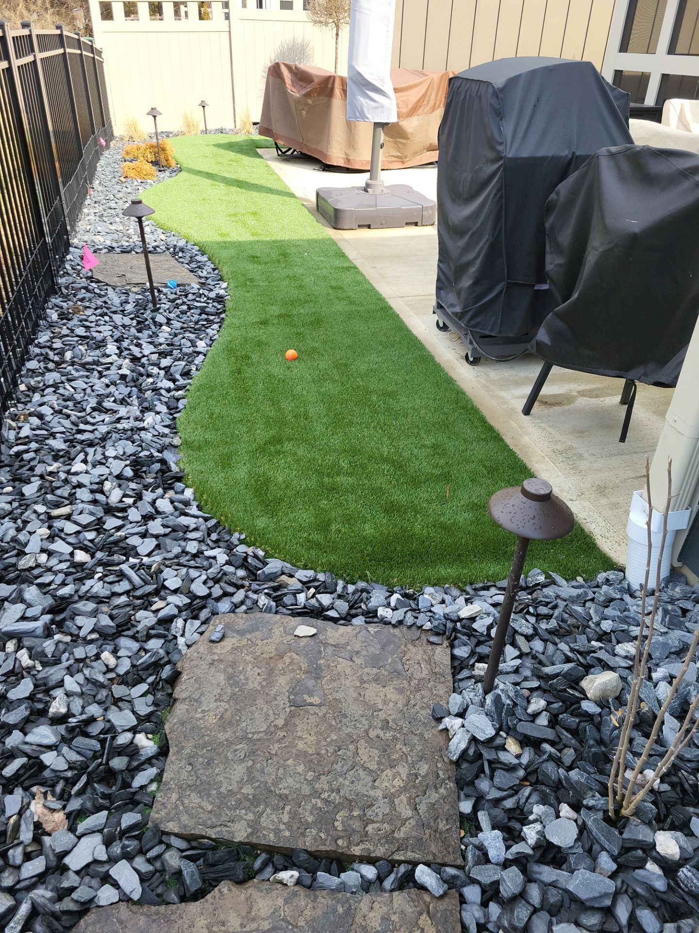 Small Yard in Dublin Community Home by Southwest Greens Midwest