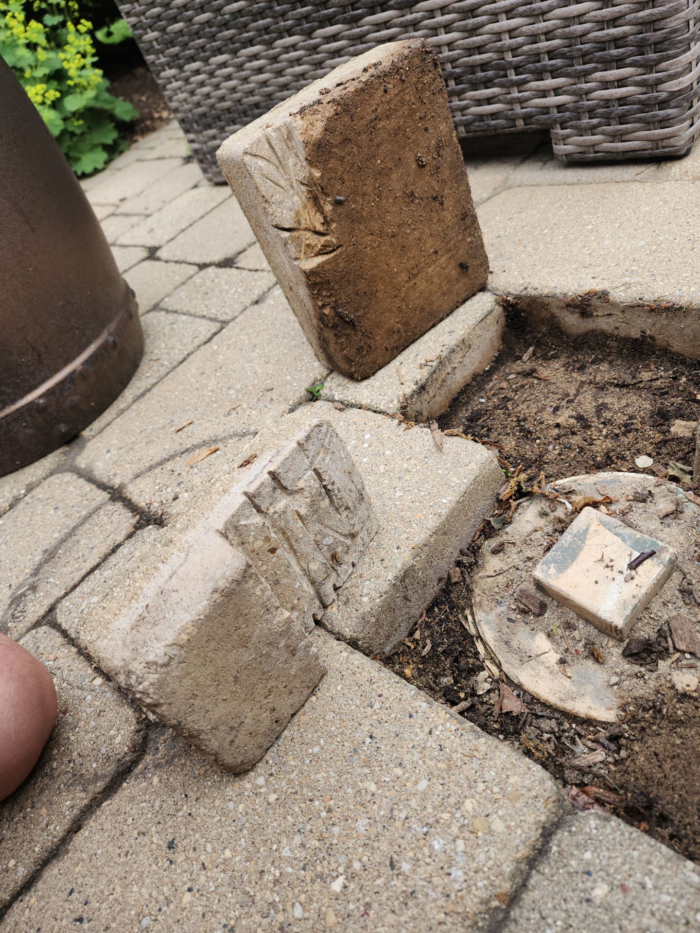 Brick paver repair, cleaning sanding and sealing by Northern Power Washing LLC.