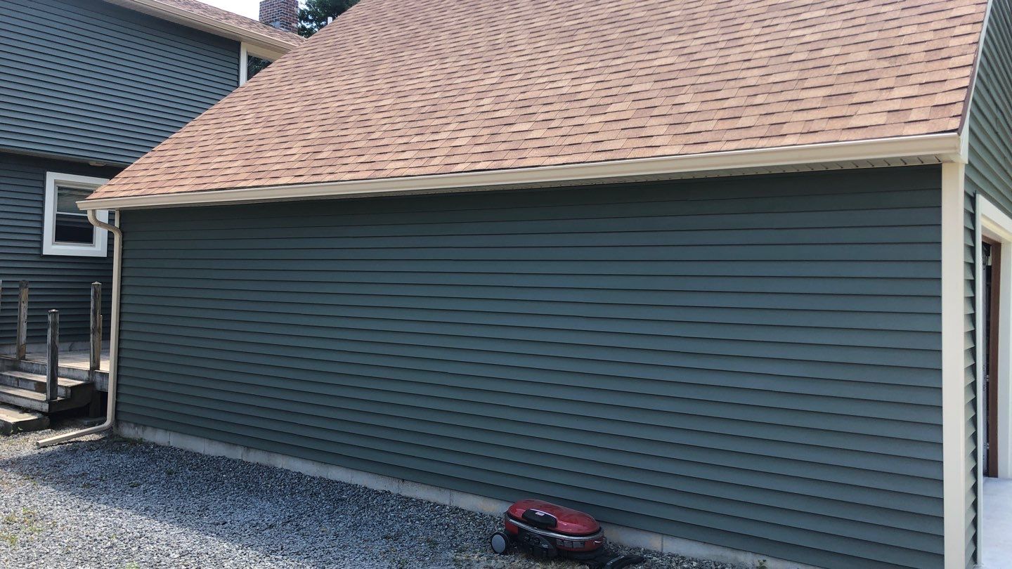 Lakeville, MA Gutter Installation using 5" K-Style Aluminum Gutter by Gutter Pro Enterprises