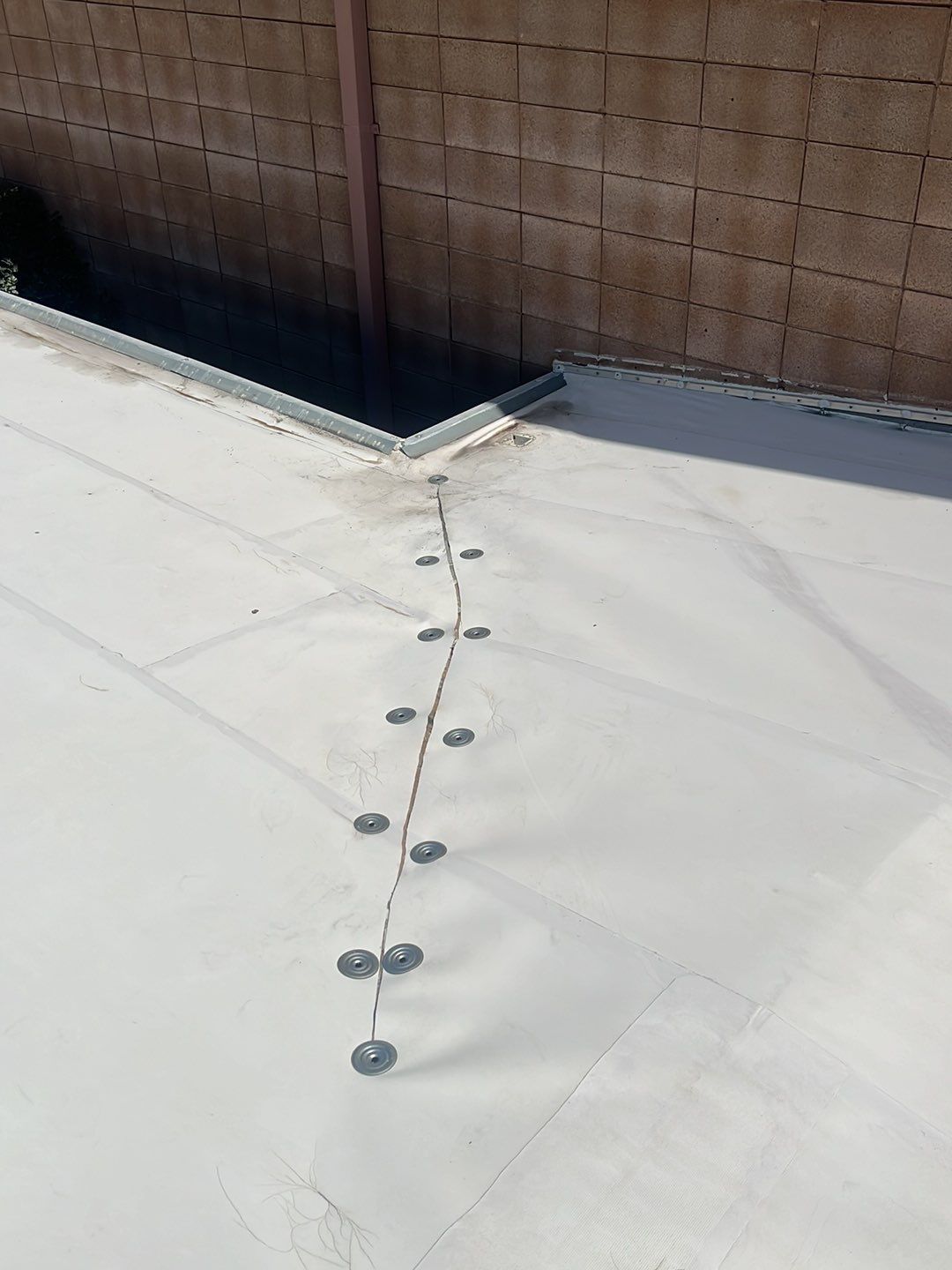 MR Roofing system using Benchmark/PUMA XL coatings over TPO single-ply roofing by Straight Edge Roofing Inc