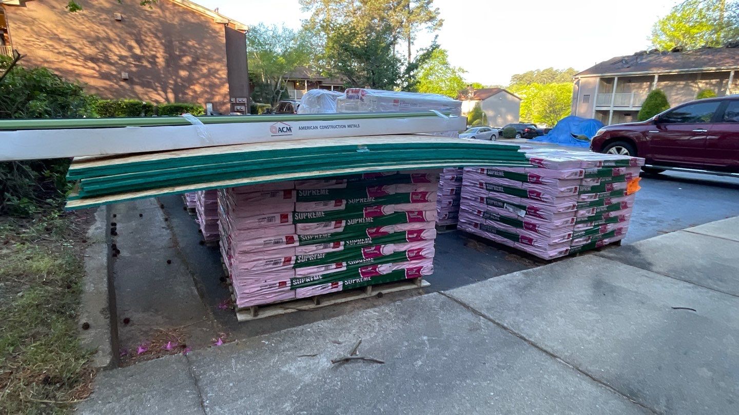 Commercial Roofing Installation using Owens Corning Autumn Brown by Inspector Roofing and Restoration