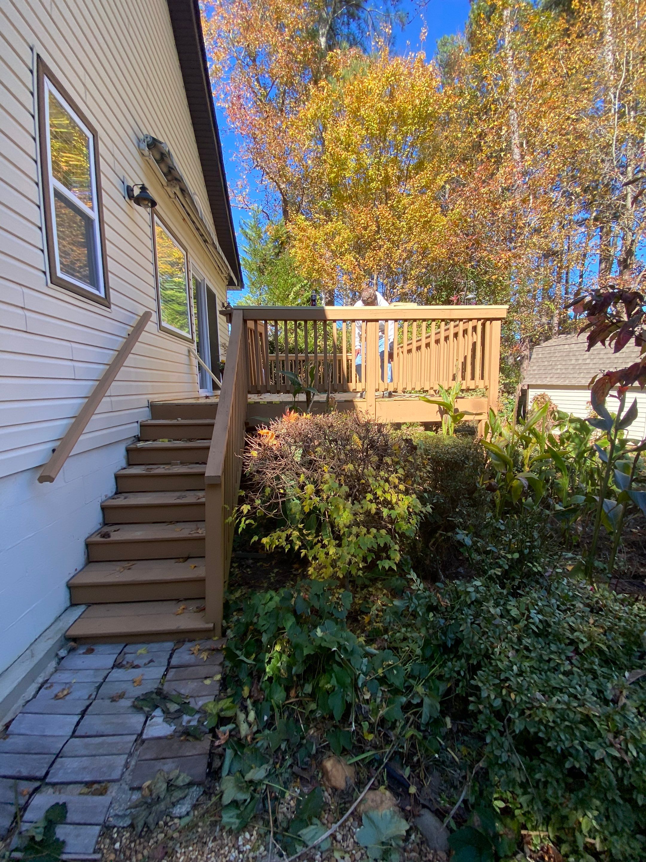 Custom Elevated Deck Construction and Refinishing in Marietta by Swift Home Renovations