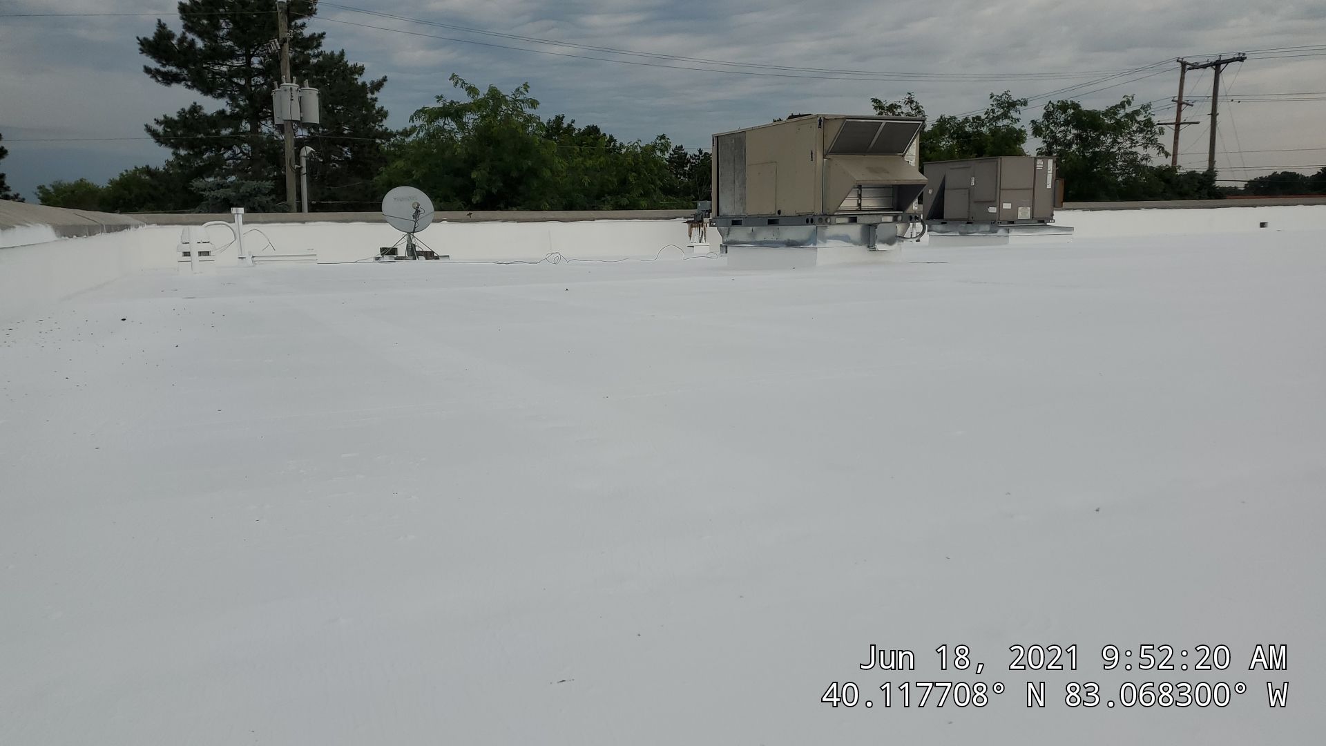 Fabric Reinforced Roof Coating by Gold Star Roofing LLC 