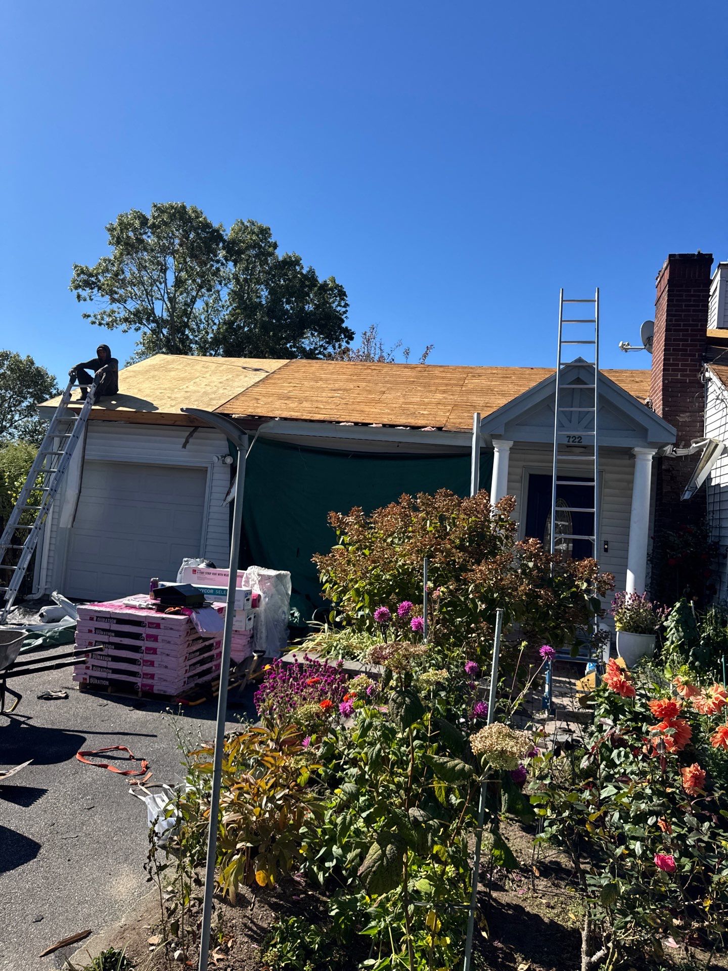 Full Roof Replacement & EPDM Integration | Tewksbury, MA by Mighty Dog Roofing of Greater Middlesex County