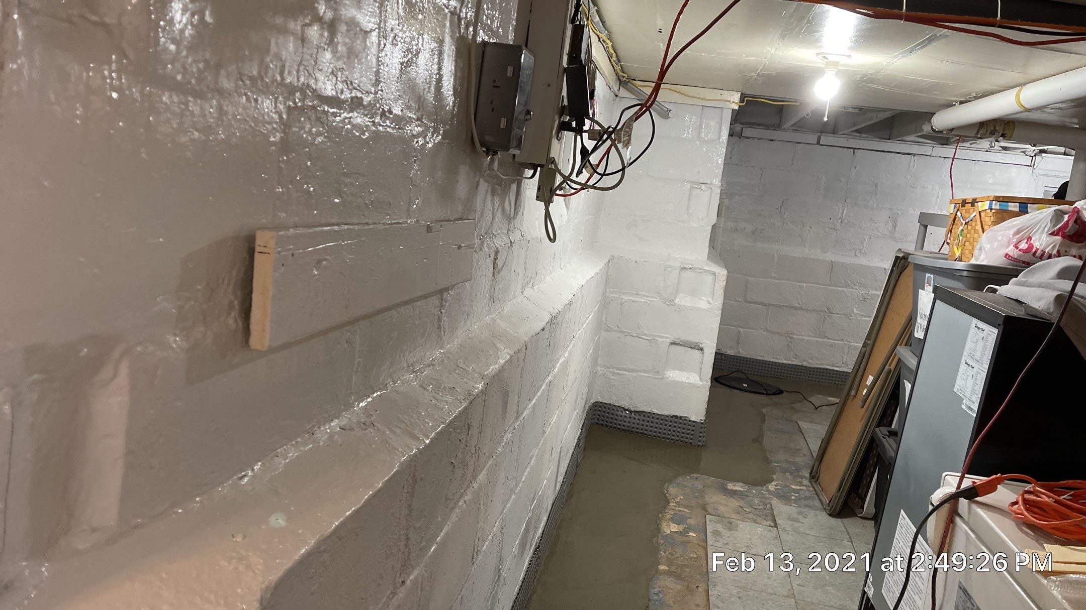 Interior French Drain Job in Bloomfield, NJ by Pure Service Pro, LLC 