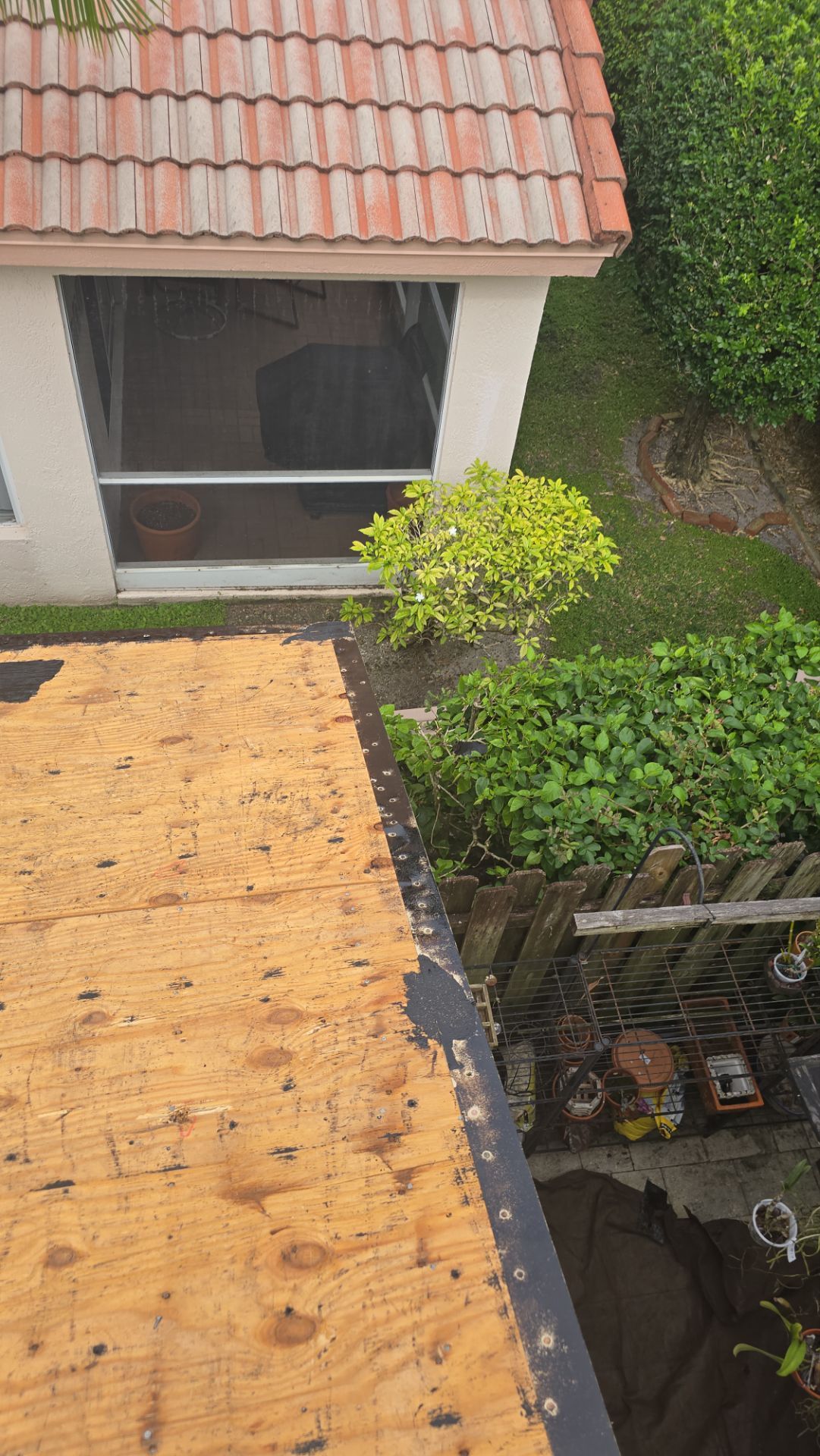 Concrete Tile Roof Replacement and Wood Decking Repair in Boca Raton by Aastro Roofing