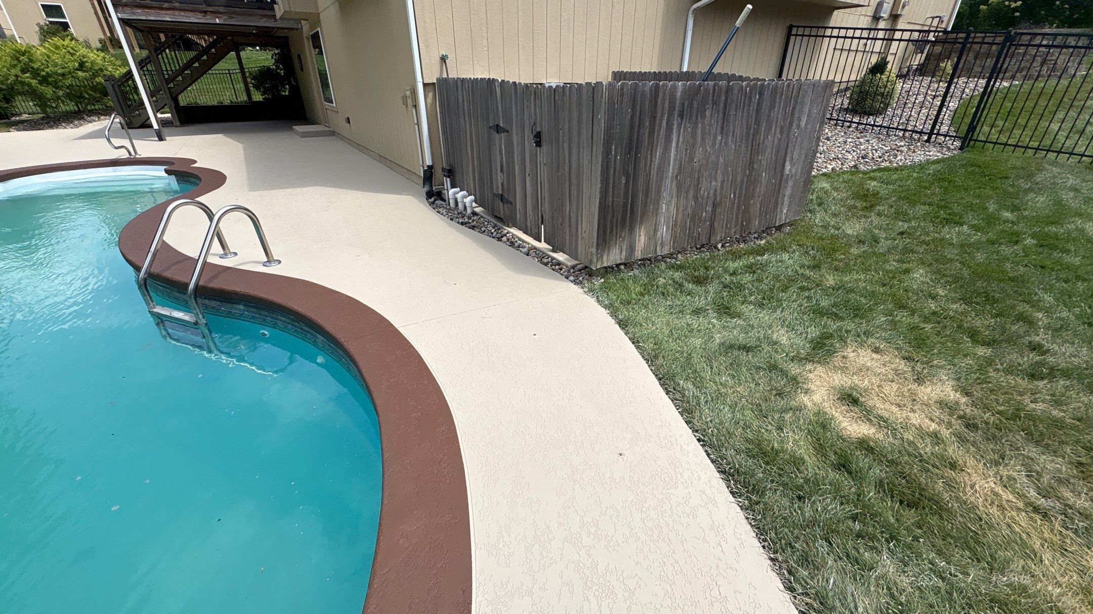 Pool Deck Refresh- Kansas City, MO by Big Red Decorative Concrete, LLC
