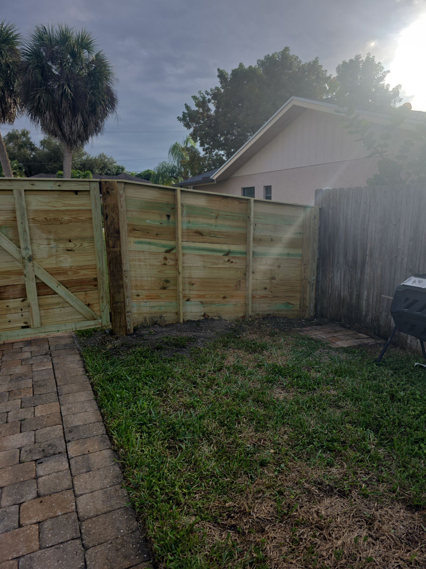 Horizontal Wood Project in Fort Myers by True Fence LLC