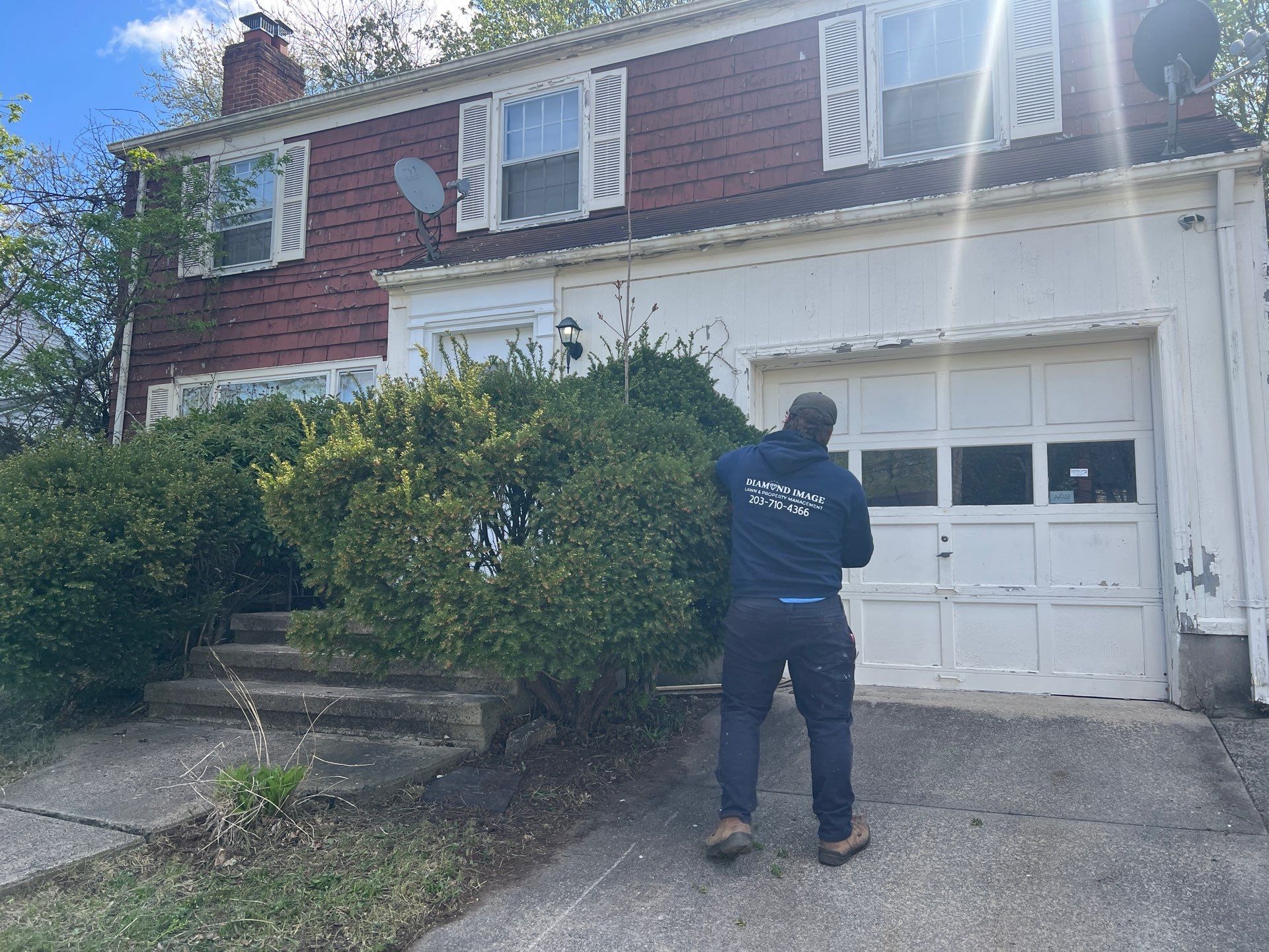 Complete Residential Spring Cleanup and Shrub Pruning in New Haven by Diamond Image LLC
