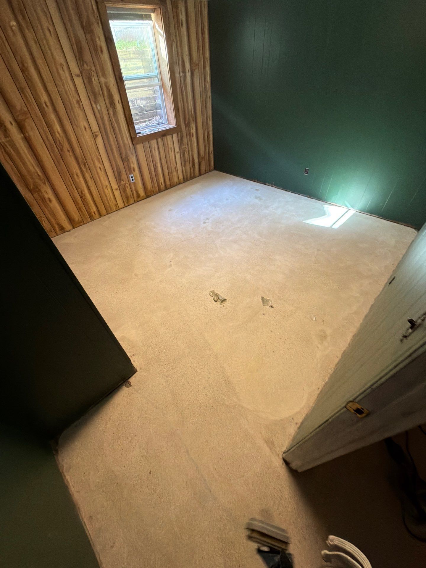 Custom Epoxy Flake Floor Installation for Spring Lake Residence by Gordon Painting