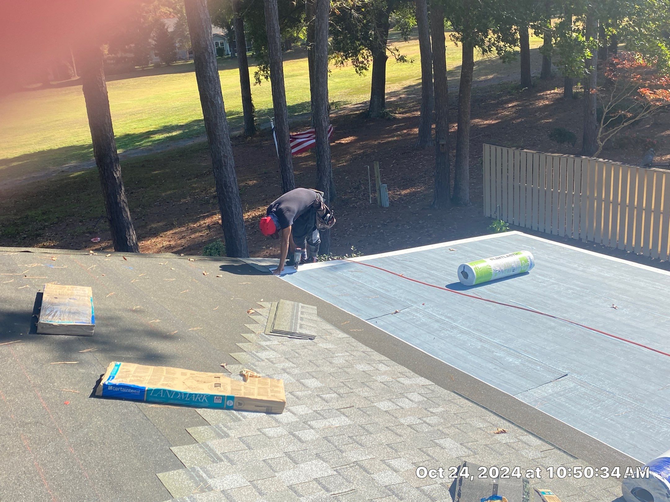 Fortified Roof Replacement using Certainteed Landmark Cobblestone in Boiling Springs Lake by RGR Construction and Roofing, LLC