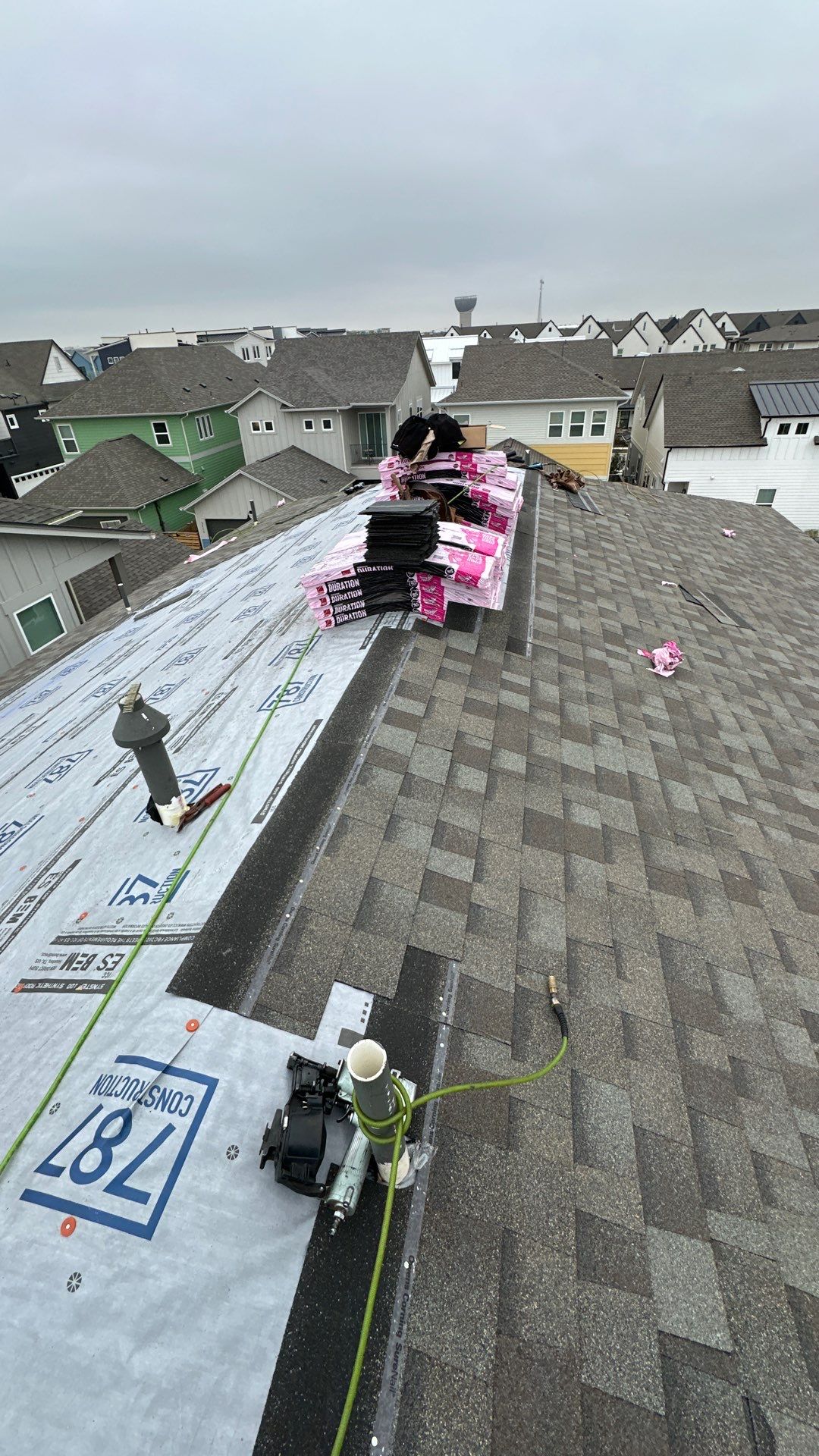Hail Damage Restoration & Energy Upgrade by 787 Construction