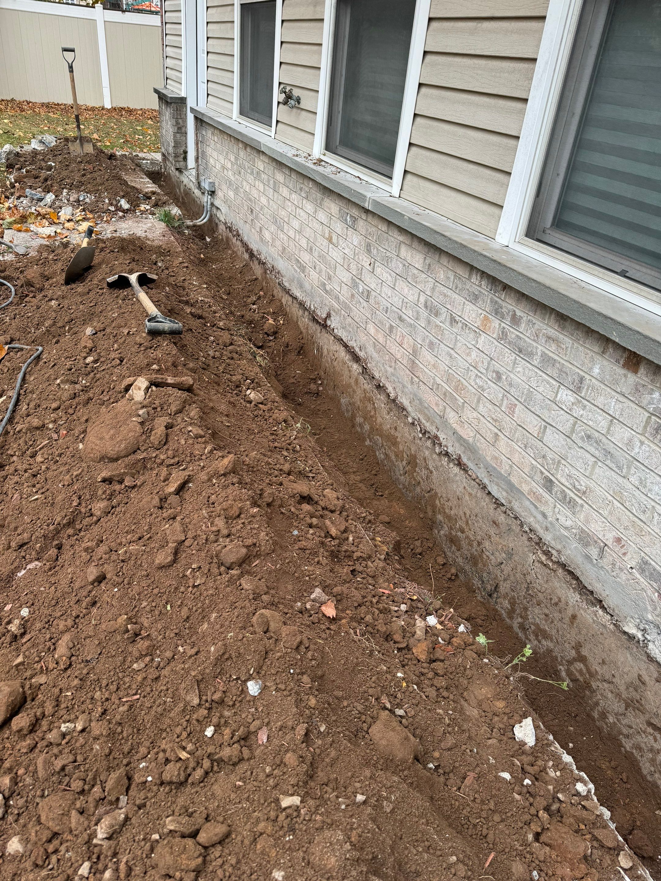 Exterior Spee-D Drain and Waterproofing by Pure Service Pro, LLC 