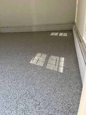 Garage Floor Coating using Cabin Fever