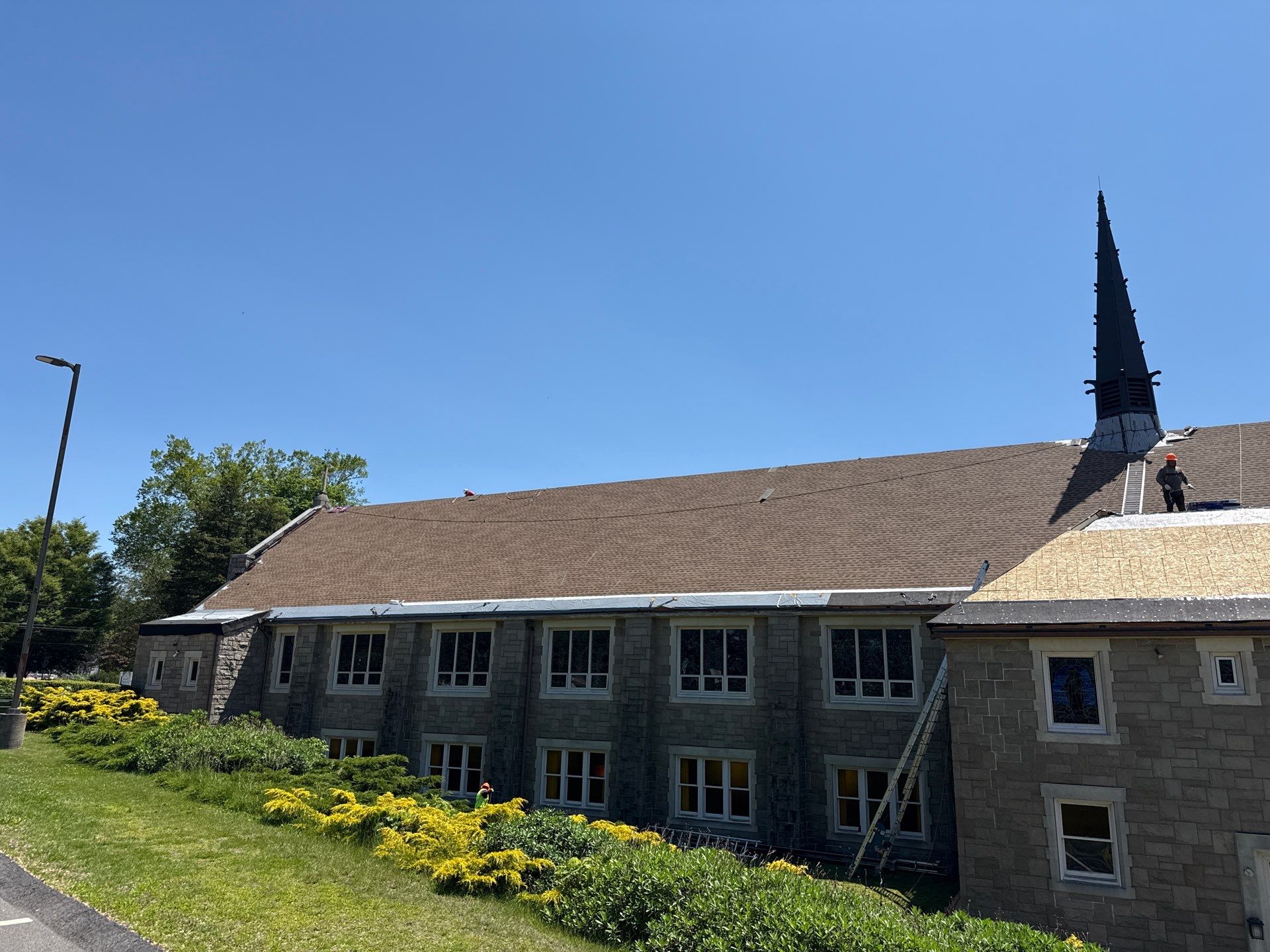 St. Pius Church - Commercial Roof Restoration by Rinaldi Roofing