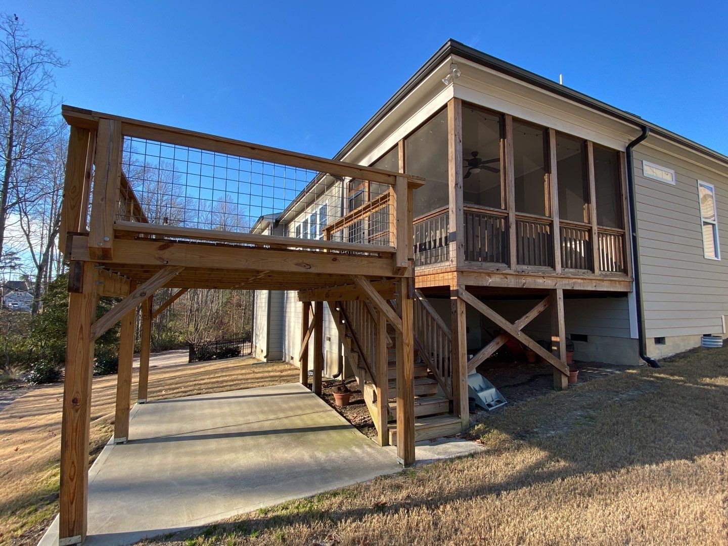 Screened Porch using Wood Sealant by DuraSeal