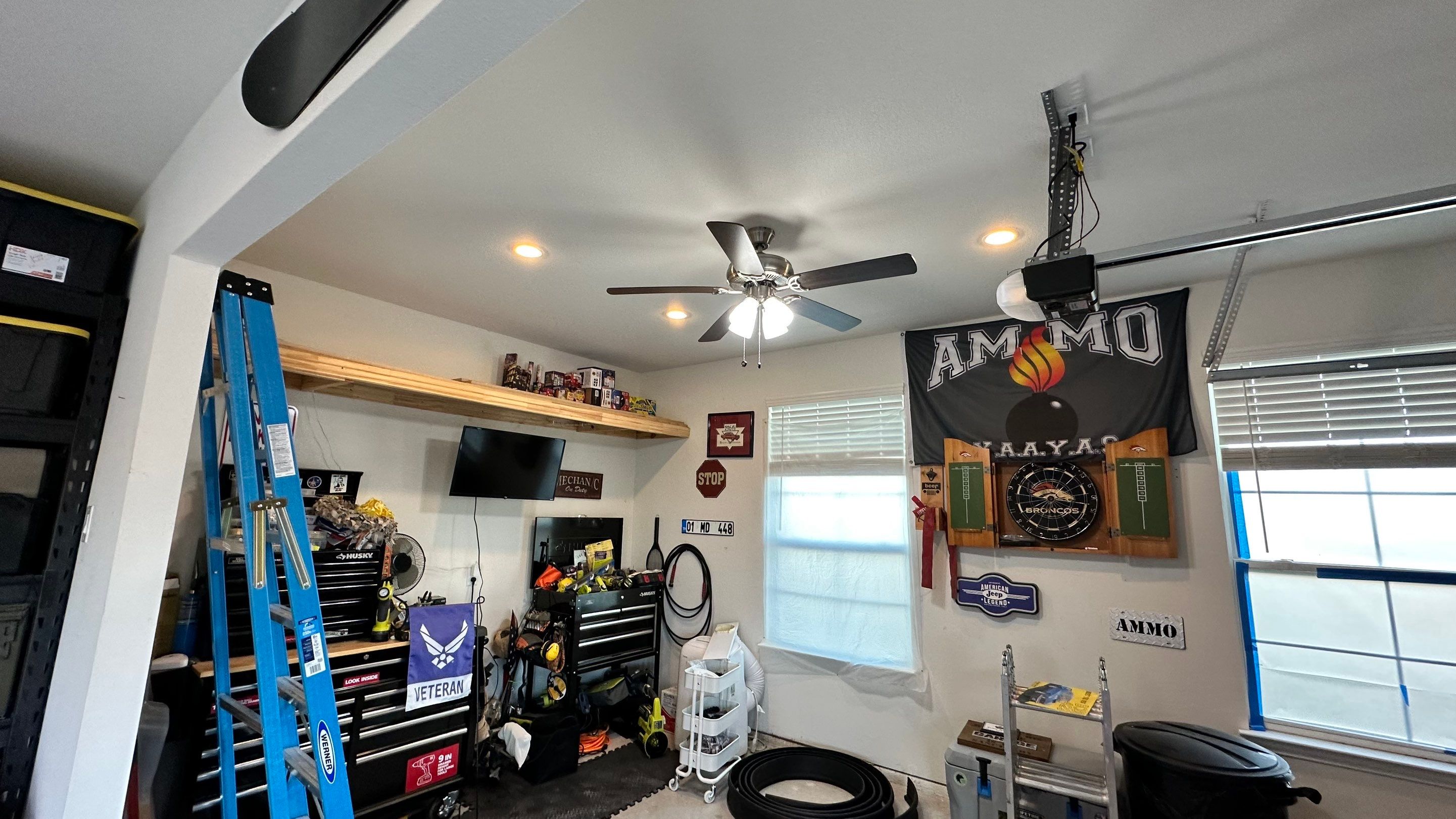 Tesla Wall Connector. Can lights. Spa disconnect. Exterior Outlets.  by Get Stoked Renovations