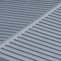 24ga 1.5" Mechanical Seam Mill Finish  by Total Roofing System The Metal Roof Experts