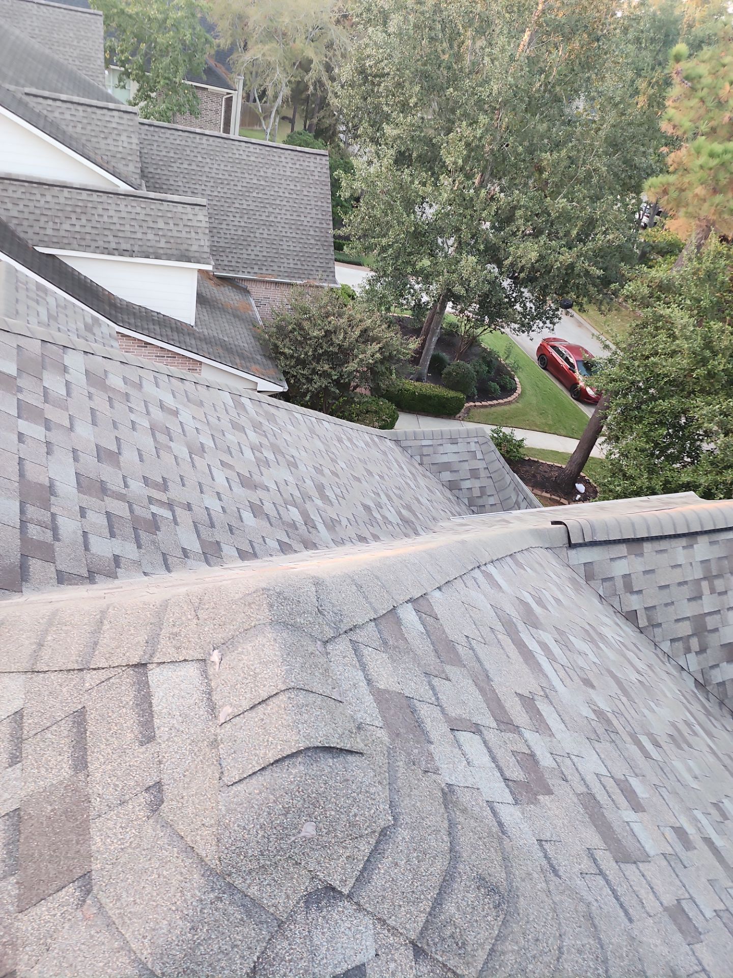 Residential Roofing Installation using Owen's Corning Duration (Lifetime) Shingles by Roof Repair Company