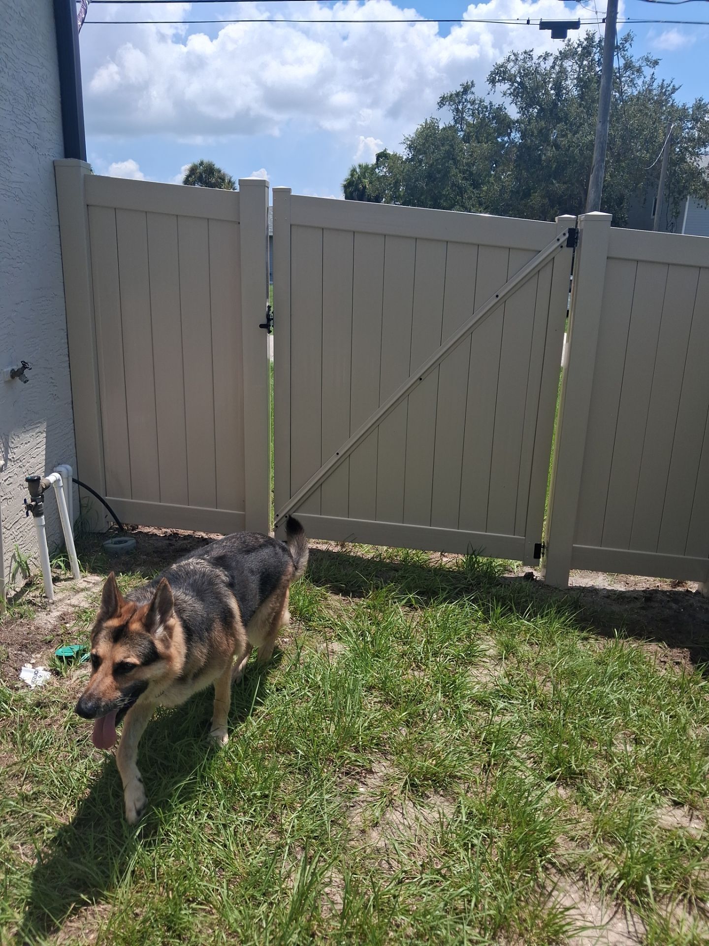 Vinyl Privacy Fencing and Aluminum Pool Security Installation in Port Charlotte by True Fence LLC