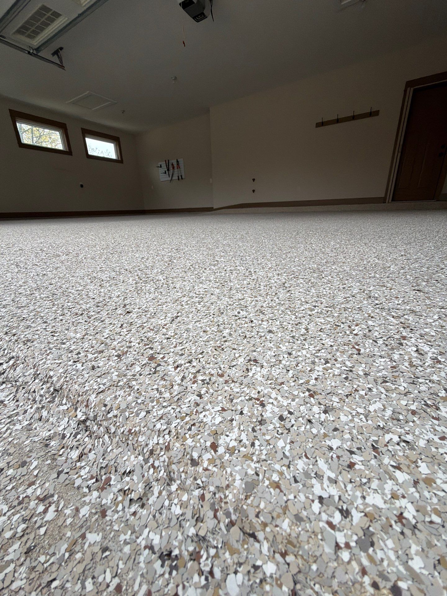 Garage Epoxy Flake Floor - Montague MI by Gordon Painting